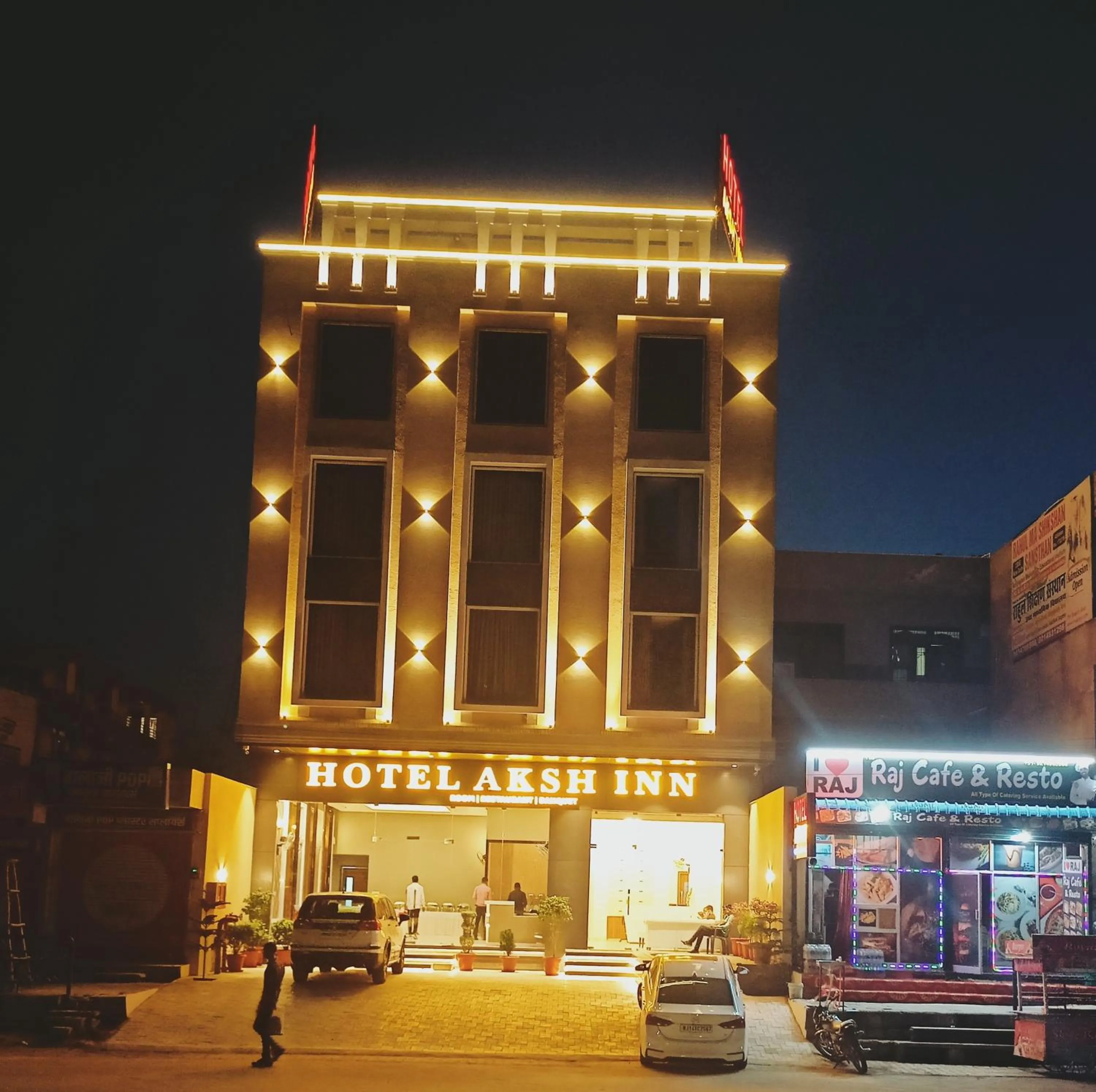 Property building in Hotel Aksh Inn