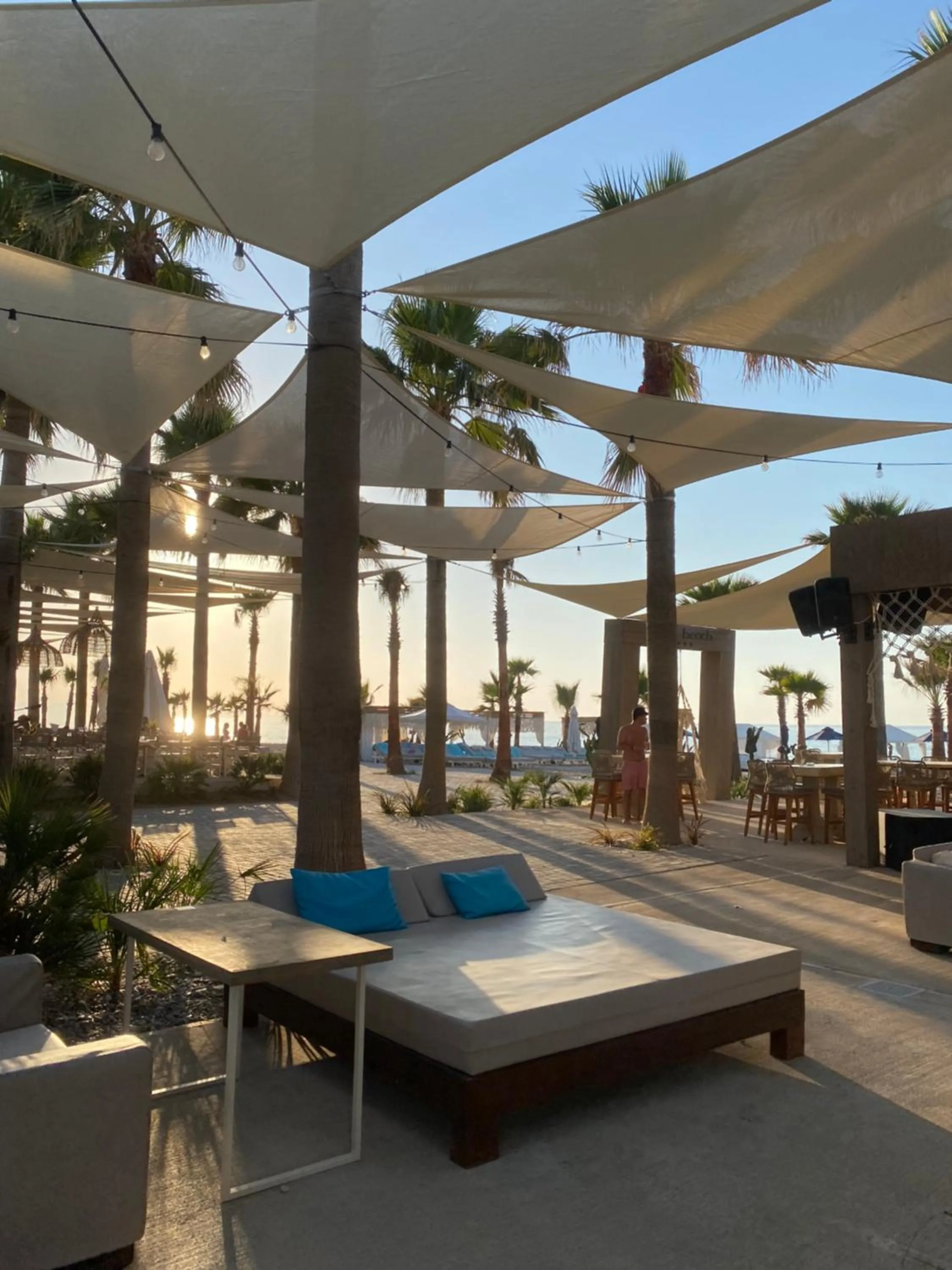 Patio in City and Sand Suites