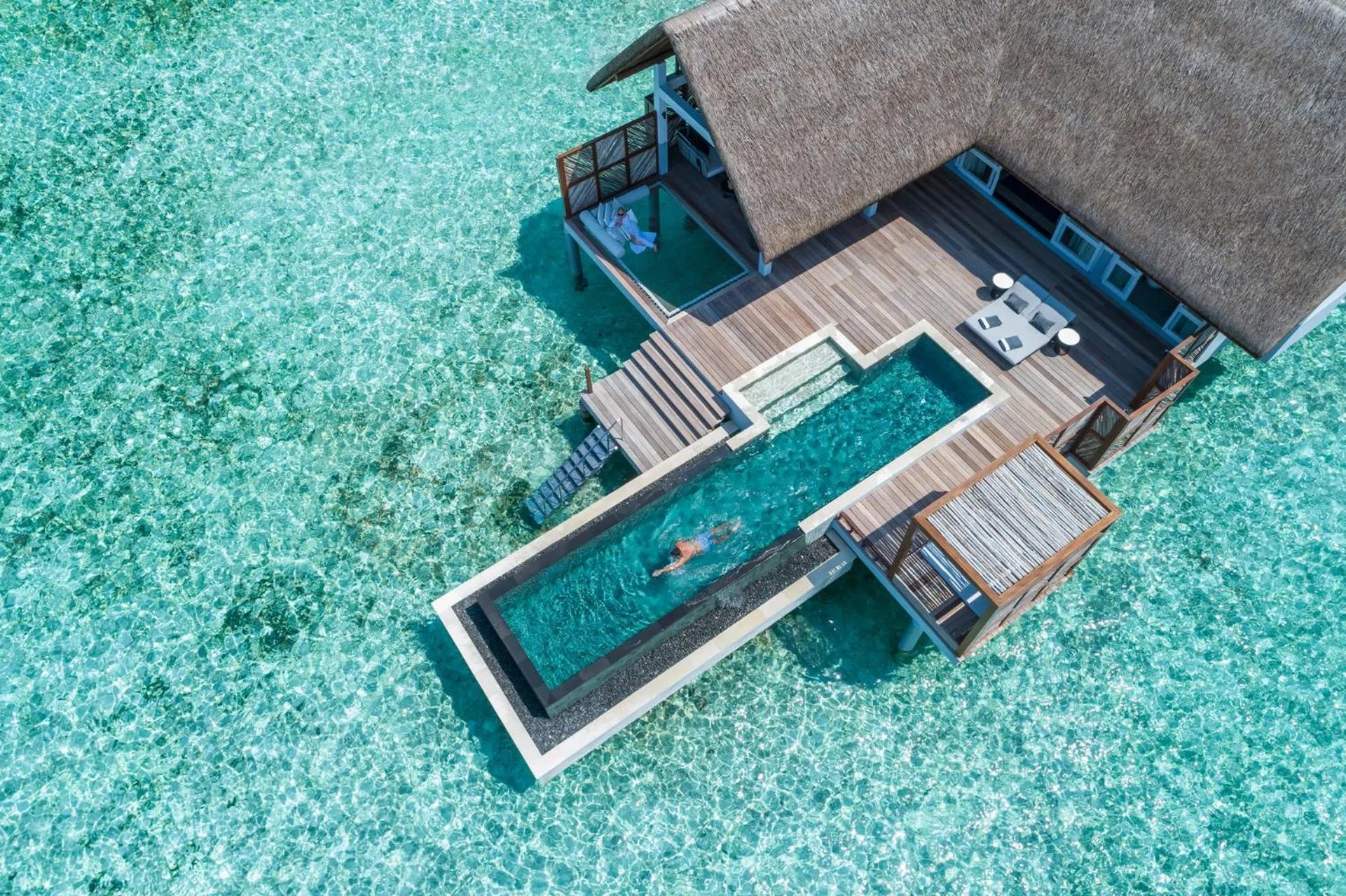 Patio in Four Seasons Resort Maldives at Landaa Giraavaru