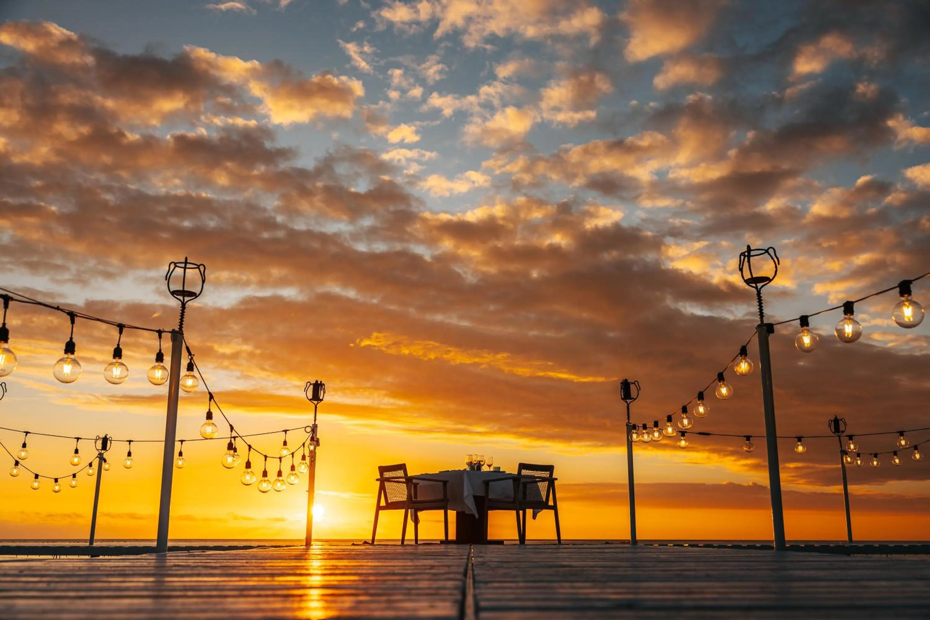 Dinner in Maradiva Villas Resort and Spa