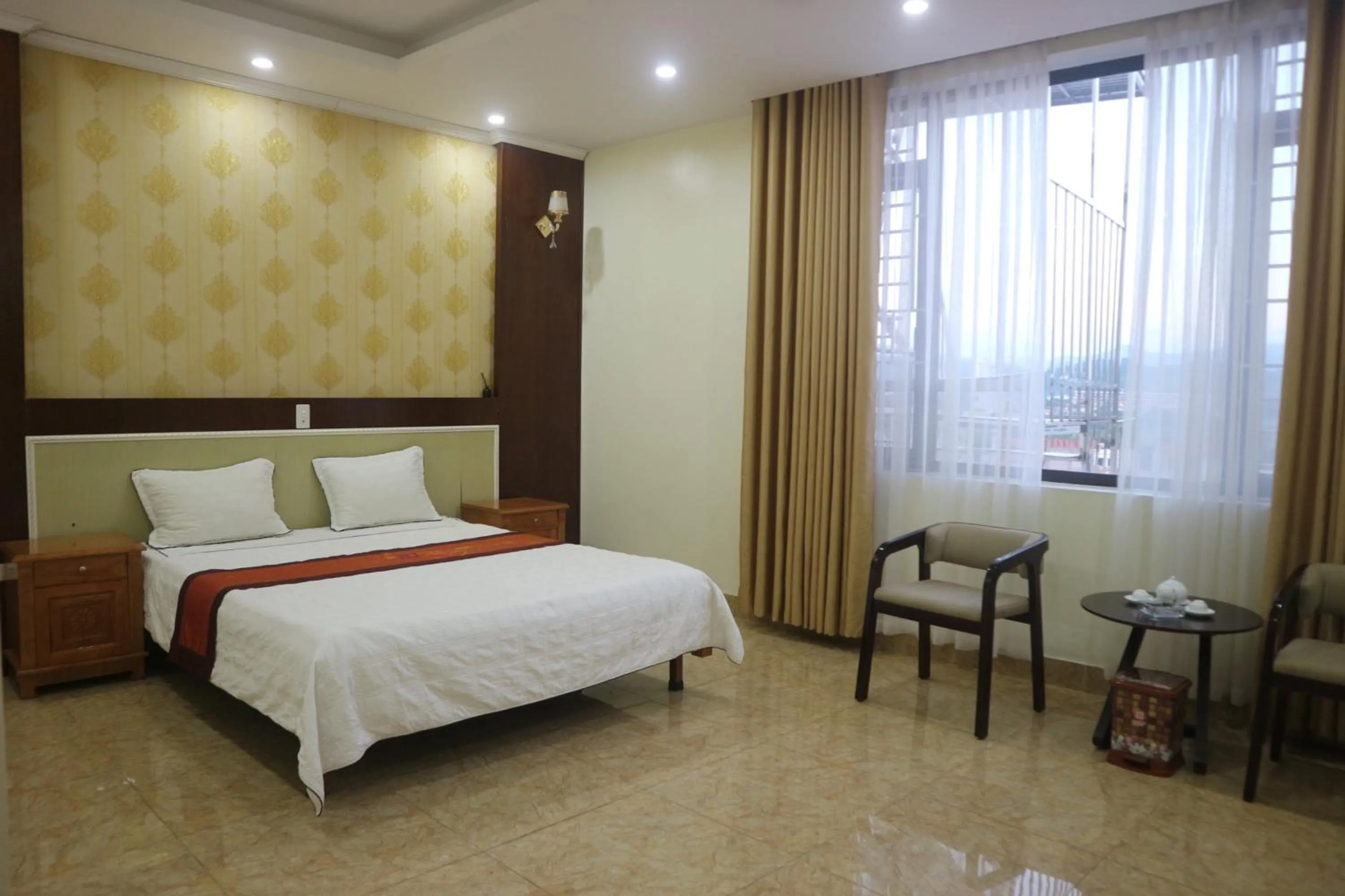 Bedroom, Bed in An Khang Hotel