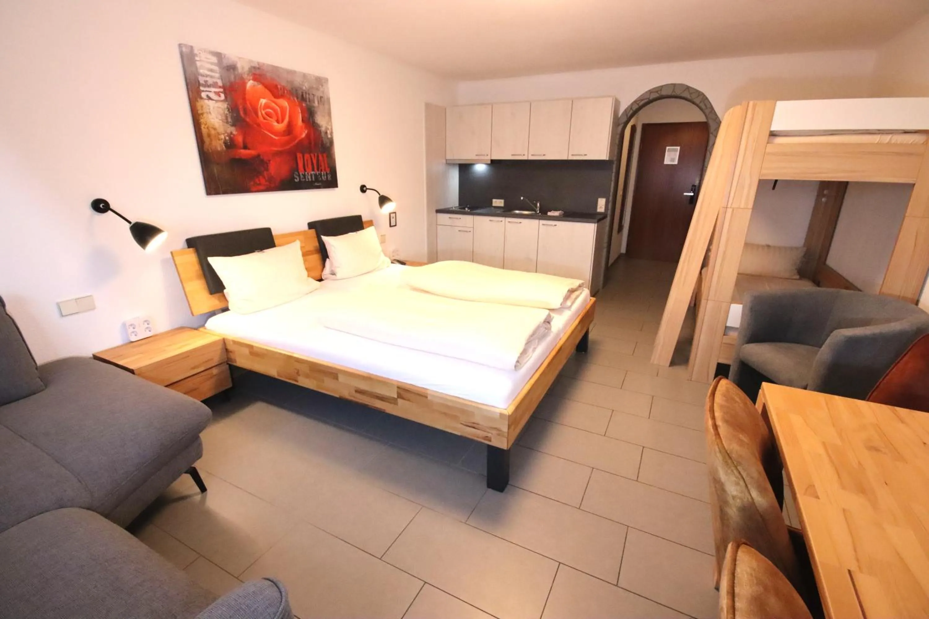 Bed in Appartements Biedermeier