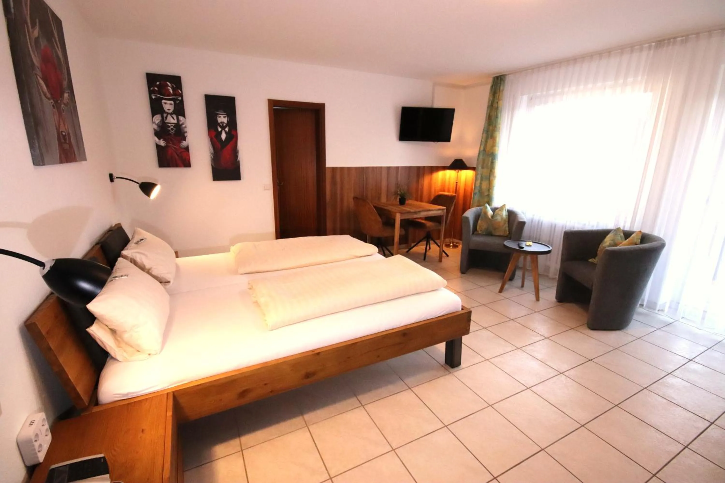 Bed in Appartements Biedermeier