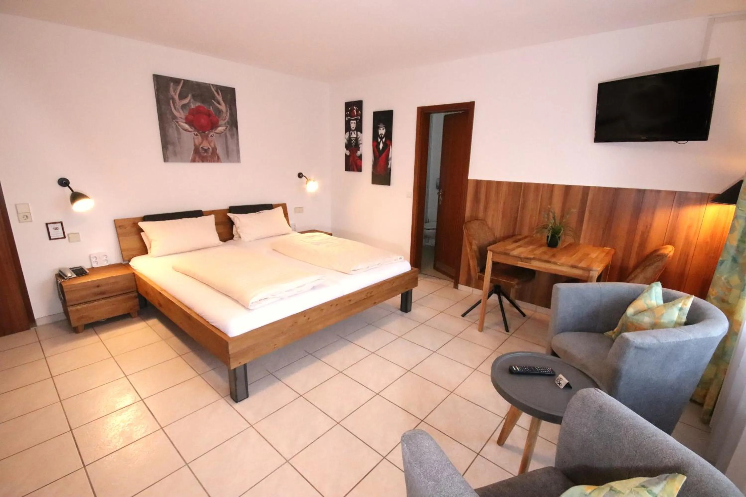 Bed in Appartements Biedermeier