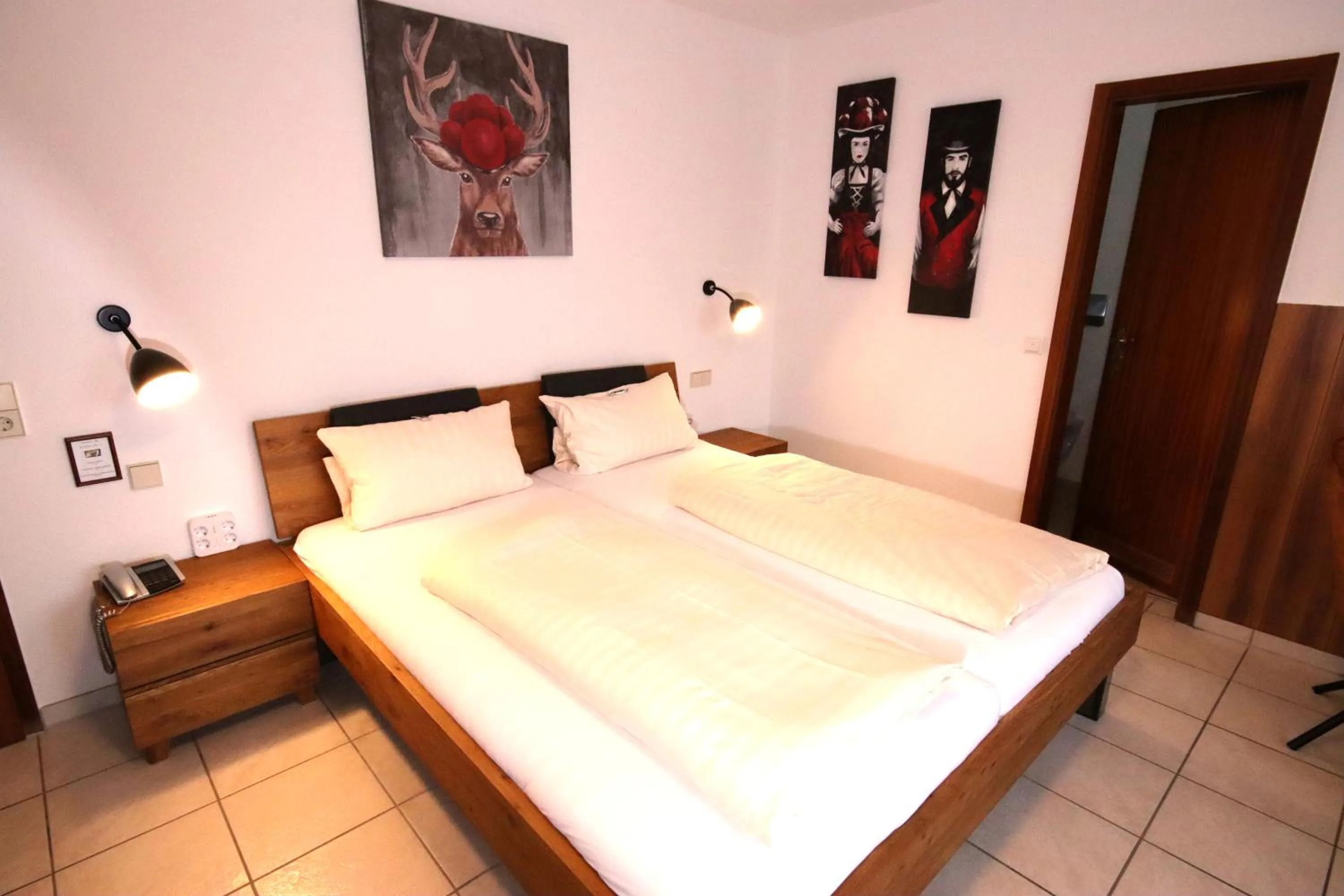 Bed in Appartements Biedermeier