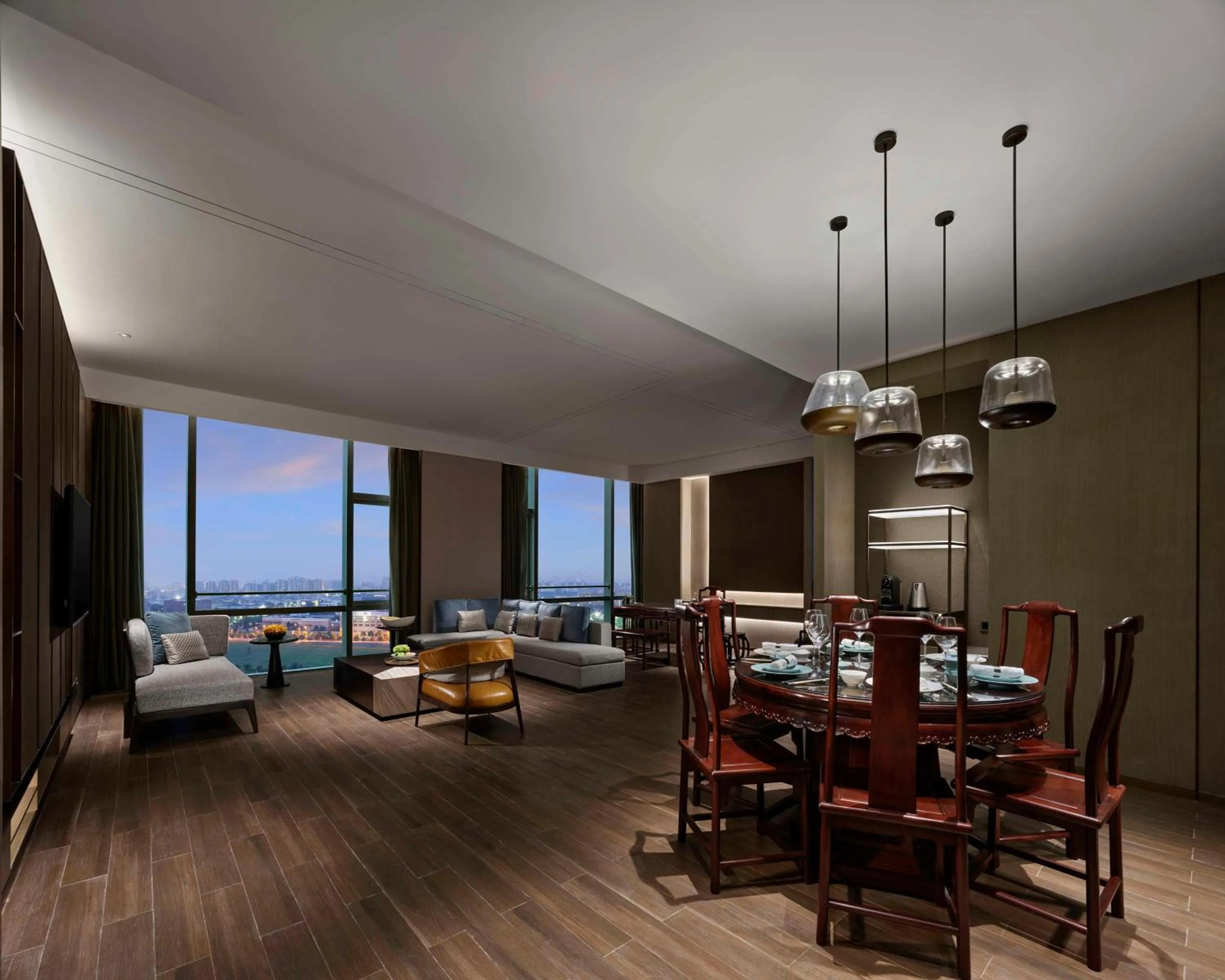 Photo of the whole room in Hyatt Regency Shanghai Songjiang