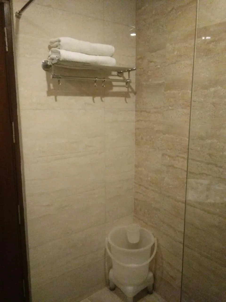 Bathroom in Hotel S C Residency
