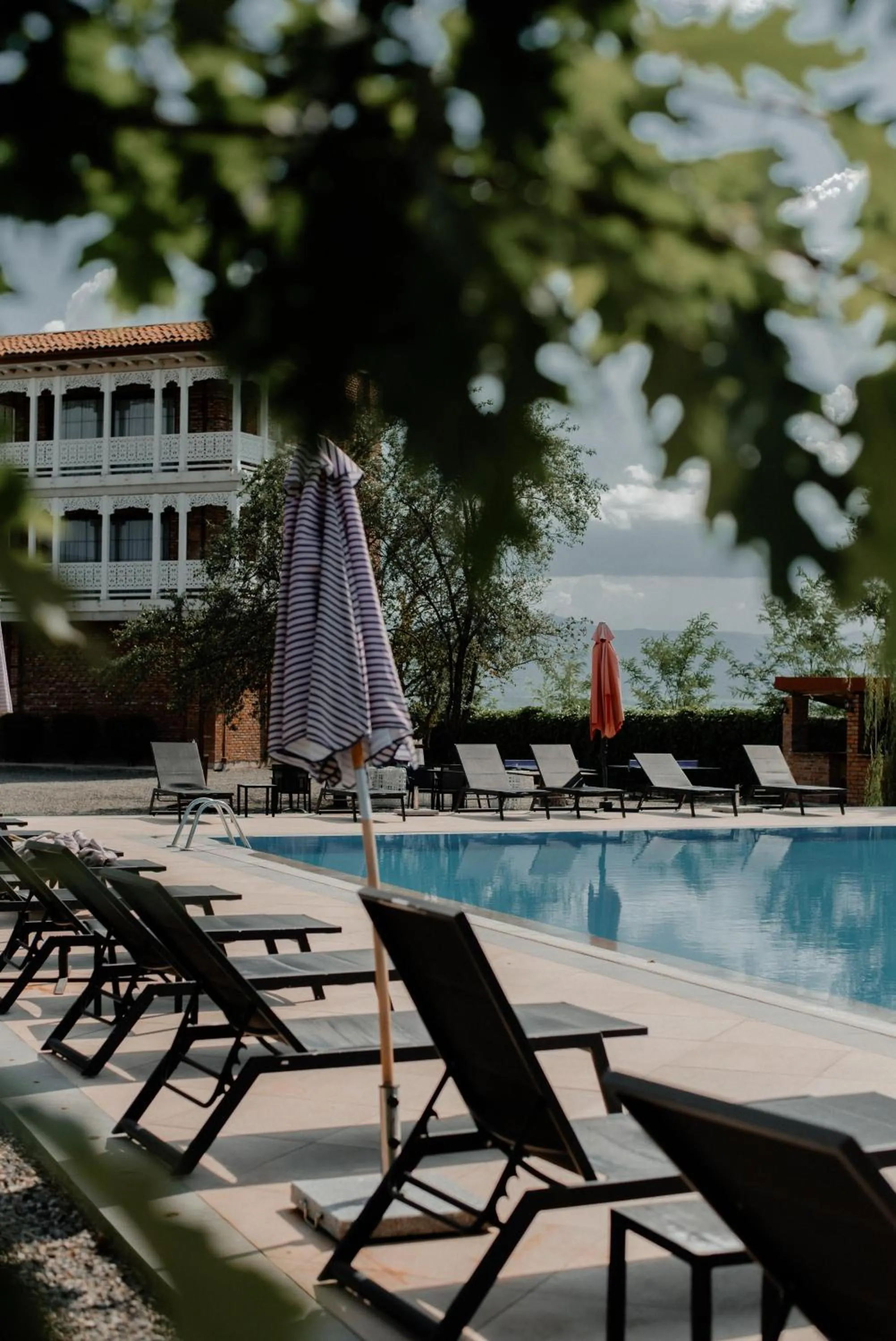 Swimming pool in Chateau Artwine