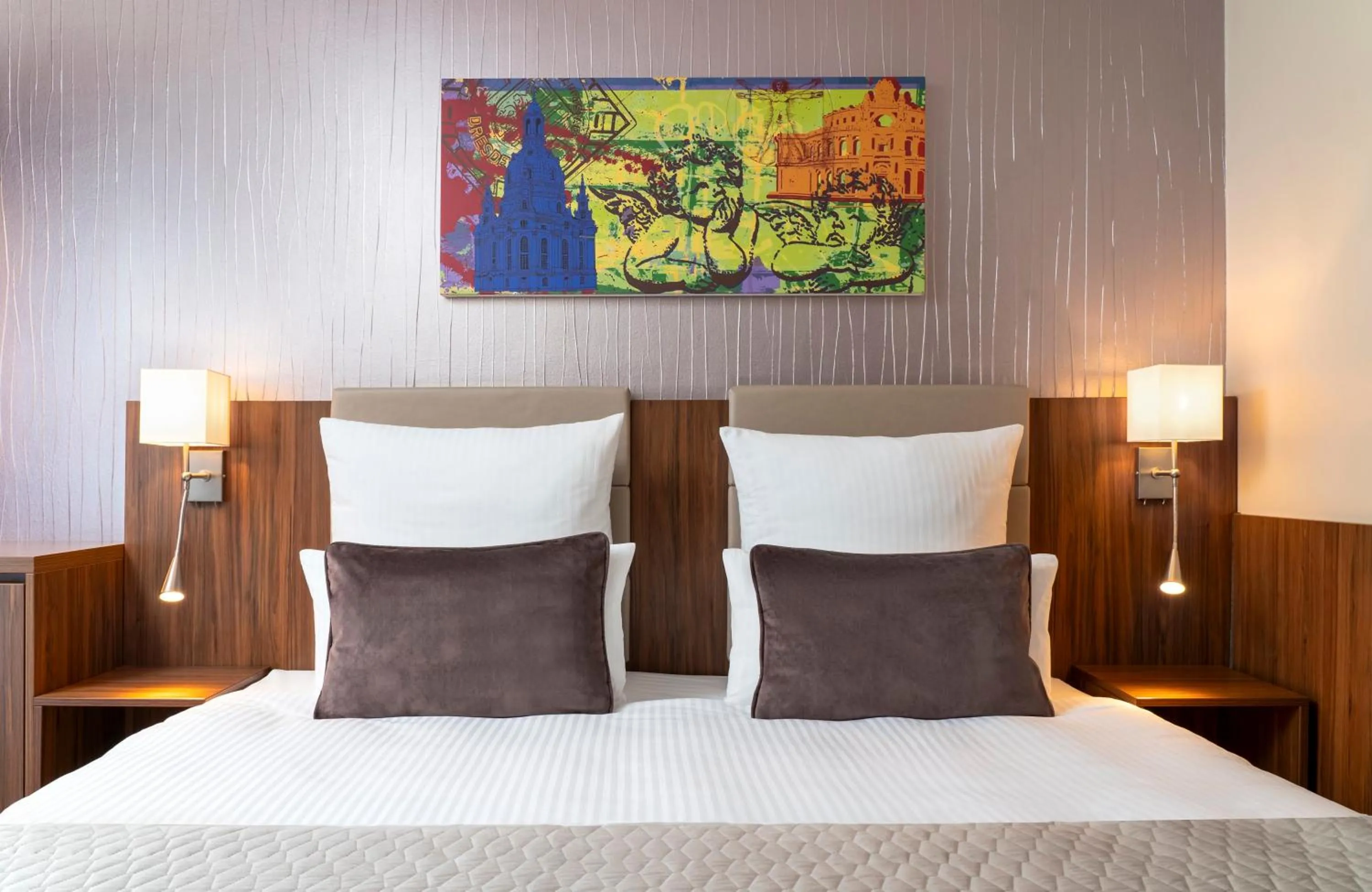 Photo of the whole room, Bed in Leonardo Hotel Dresden Altstadt