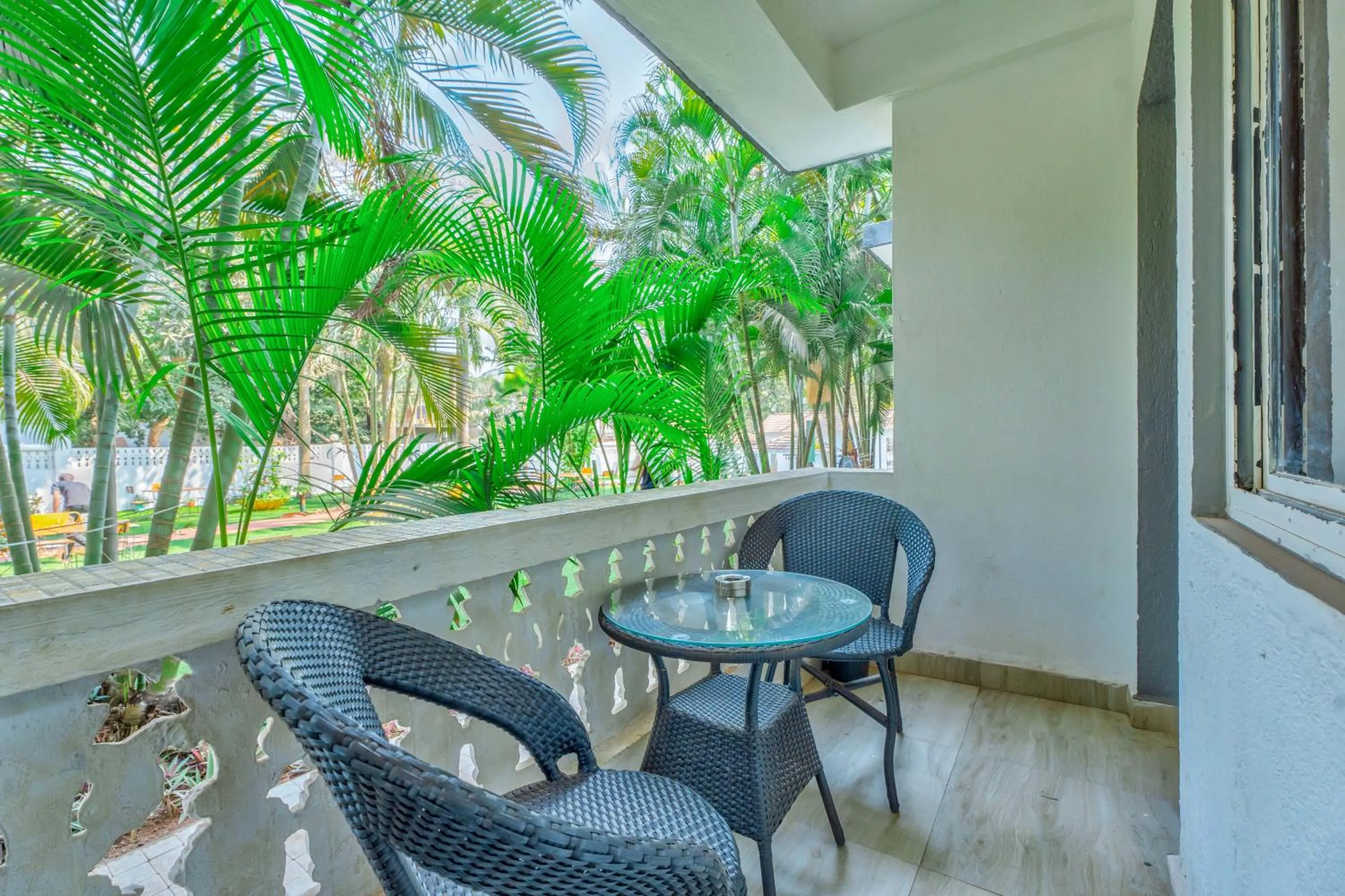Patio in The Boho, Vagator Beach Goa Near Thalassa