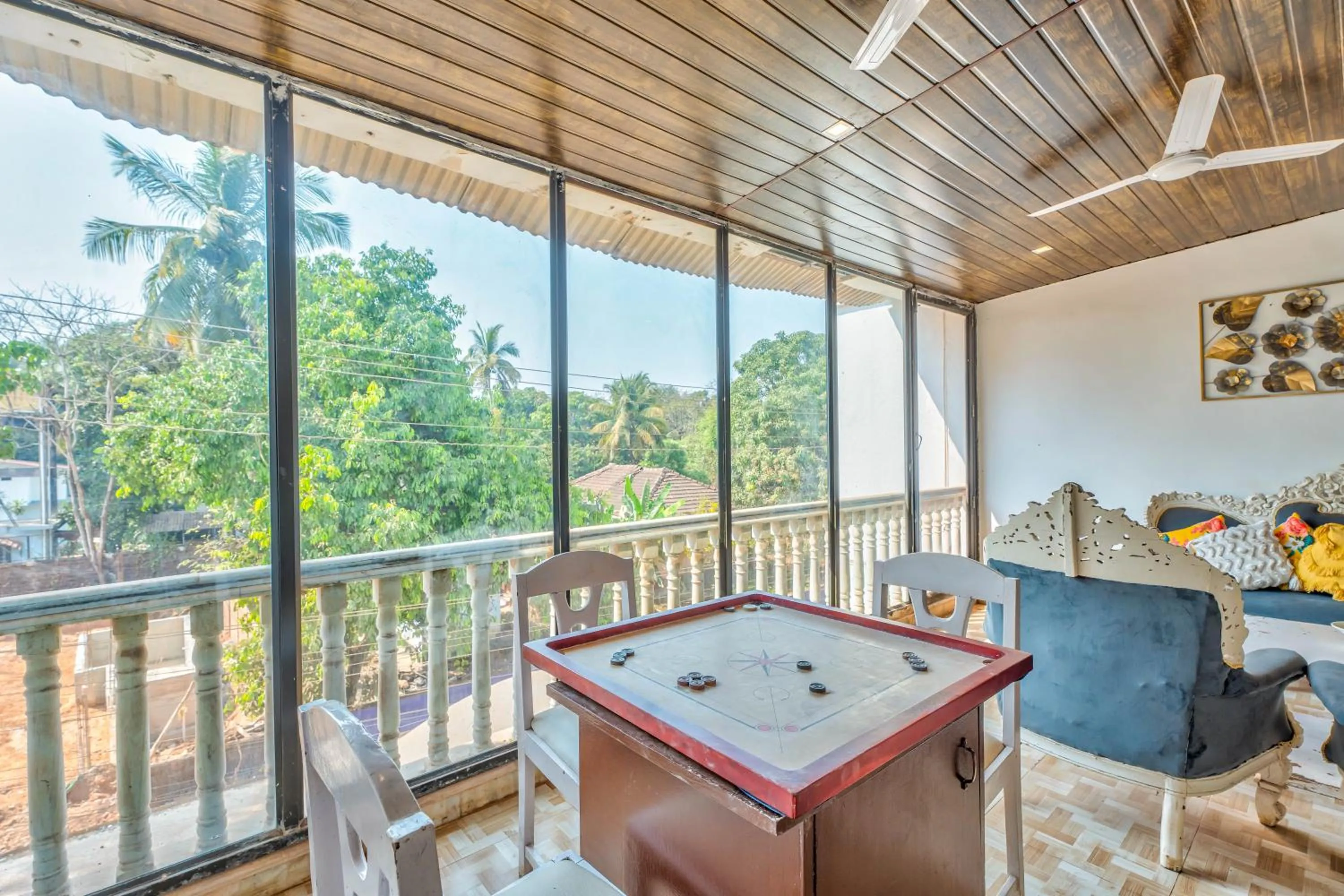 Patio in The Boho, Vagator Beach Goa Near Thalassa