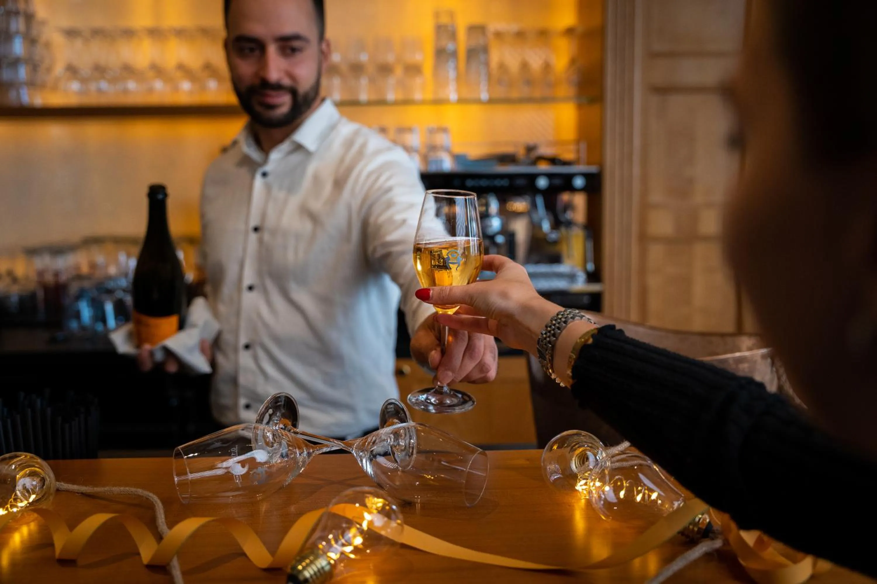 Lounge or bar in Berggasthof Königstuhl