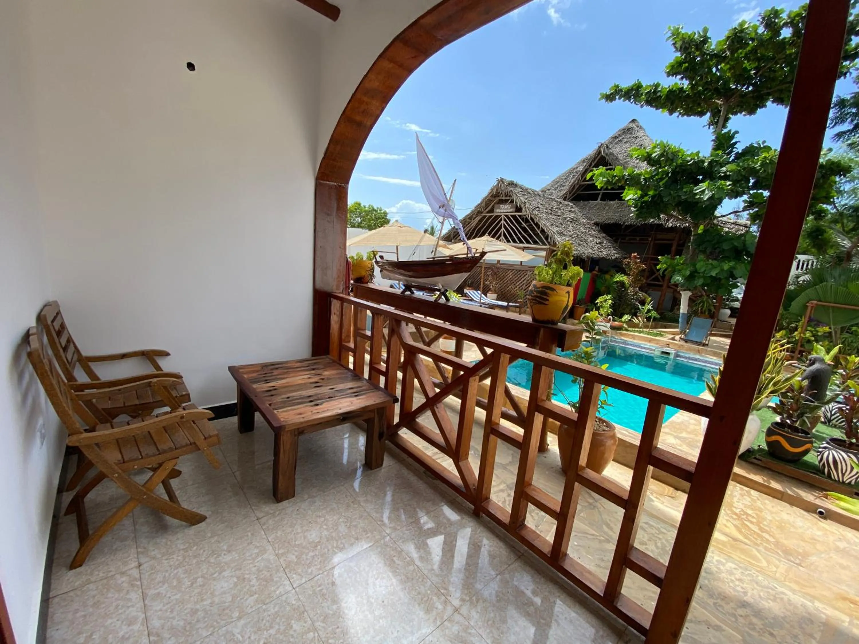 Patio in Utulivu Bungalow