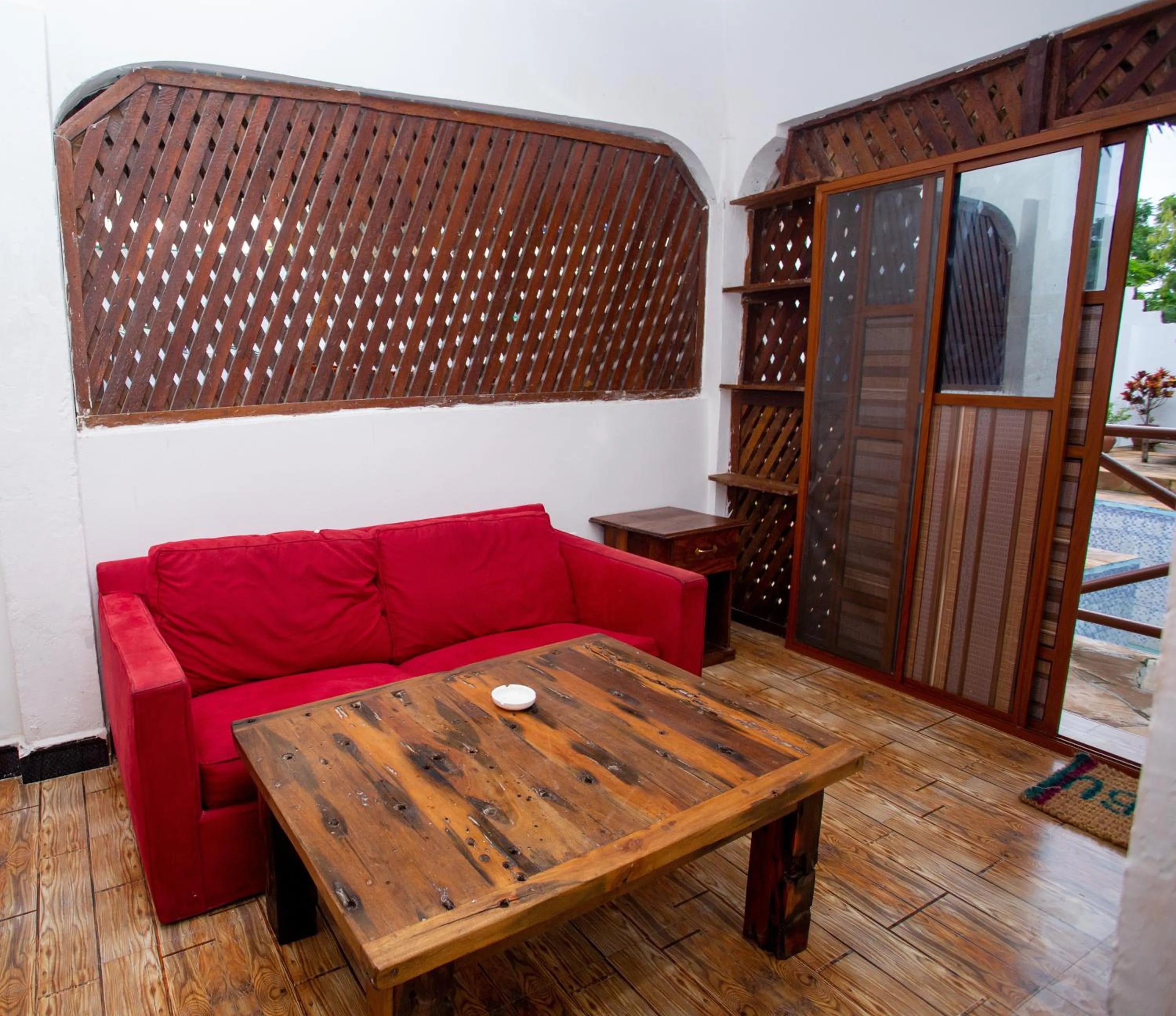 Coffee/tea facilities in Utulivu Bungalow