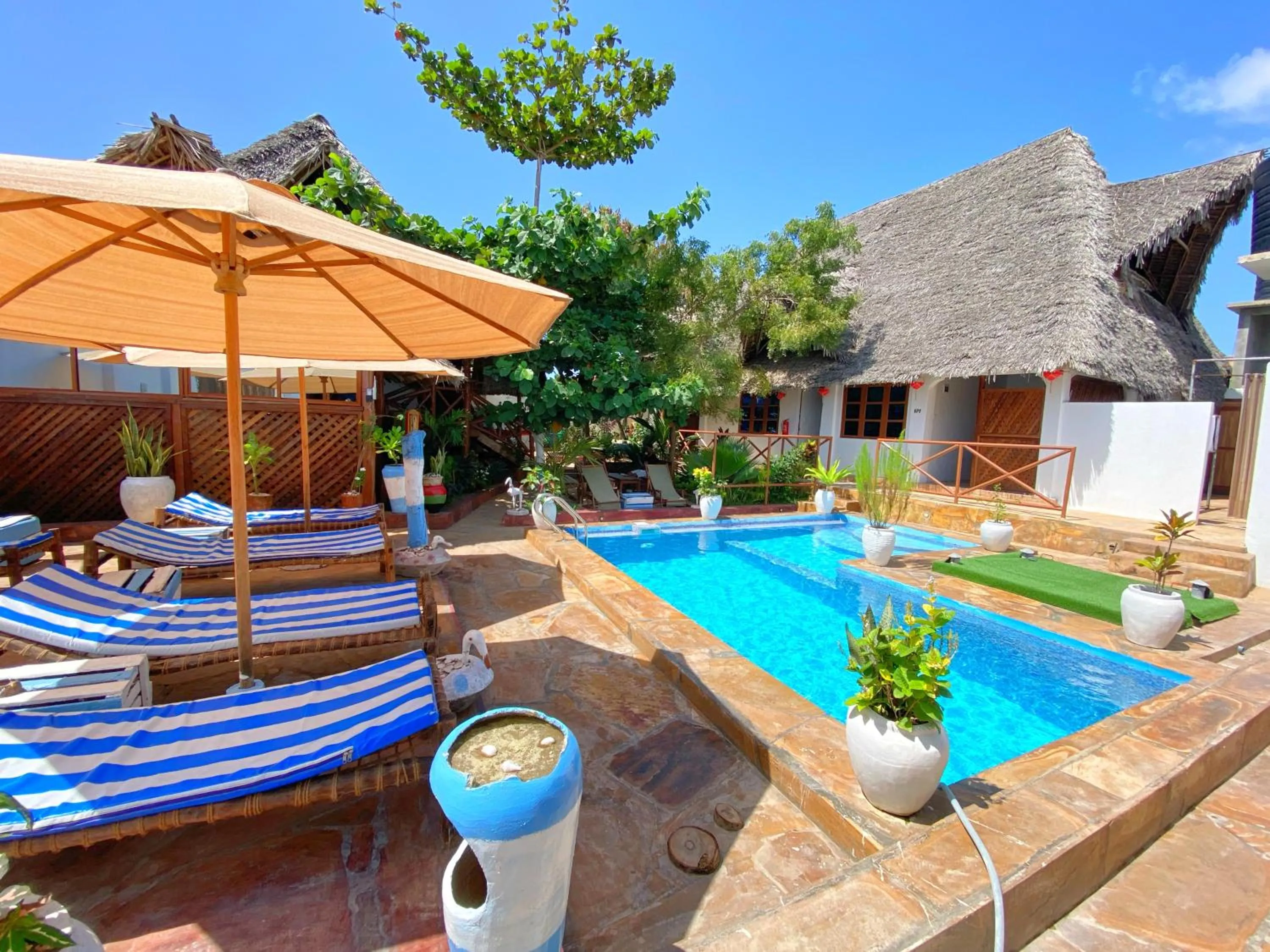 Patio in Utulivu Bungalow