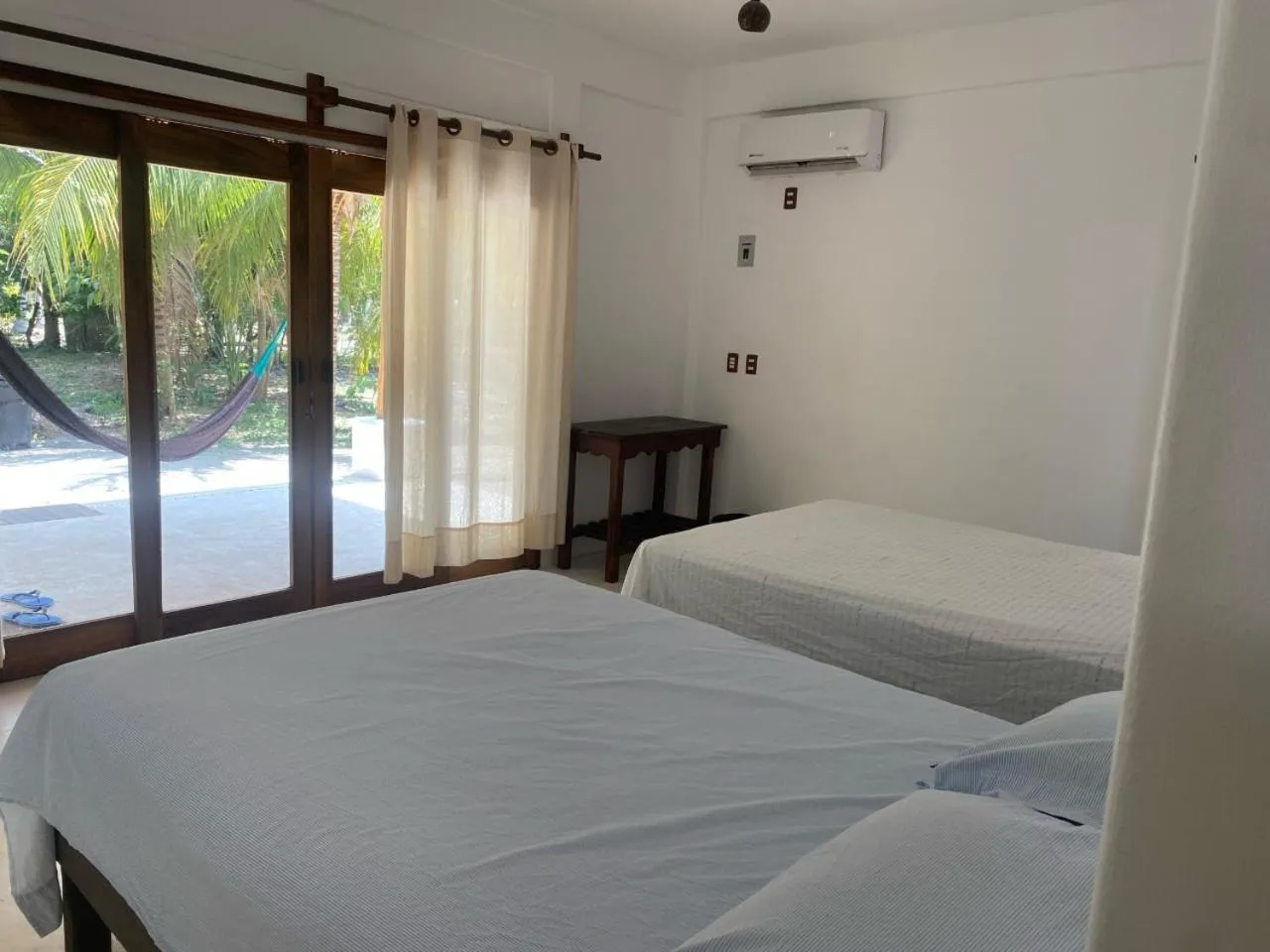 Bed in Cabañas las Palmas Chacahua