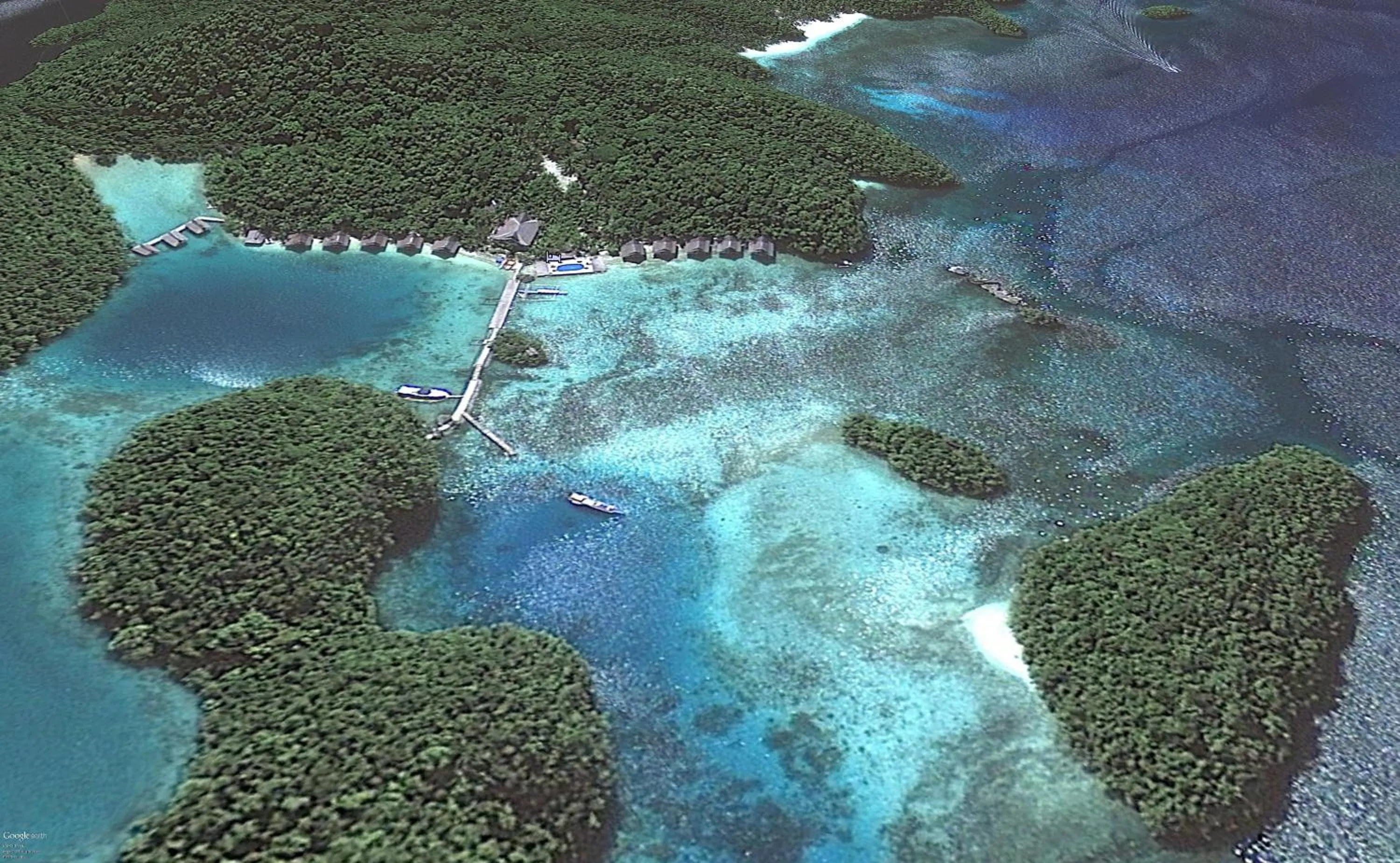 Bird's eye view in Club Tara Island Resort