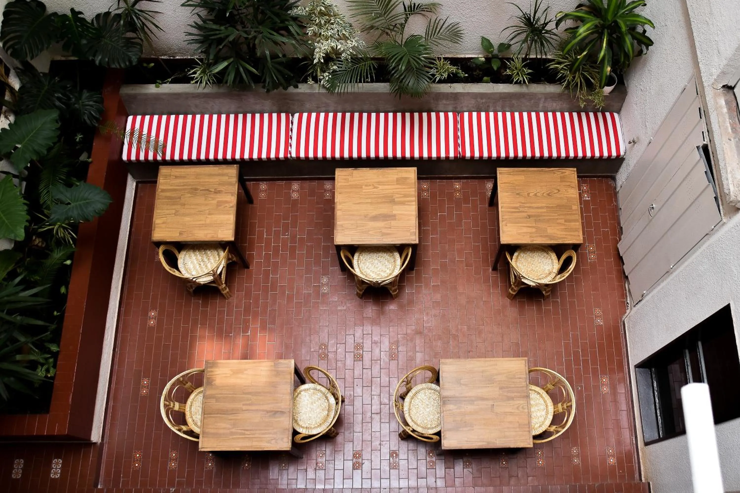 Garden view in EMILIA HOTEL