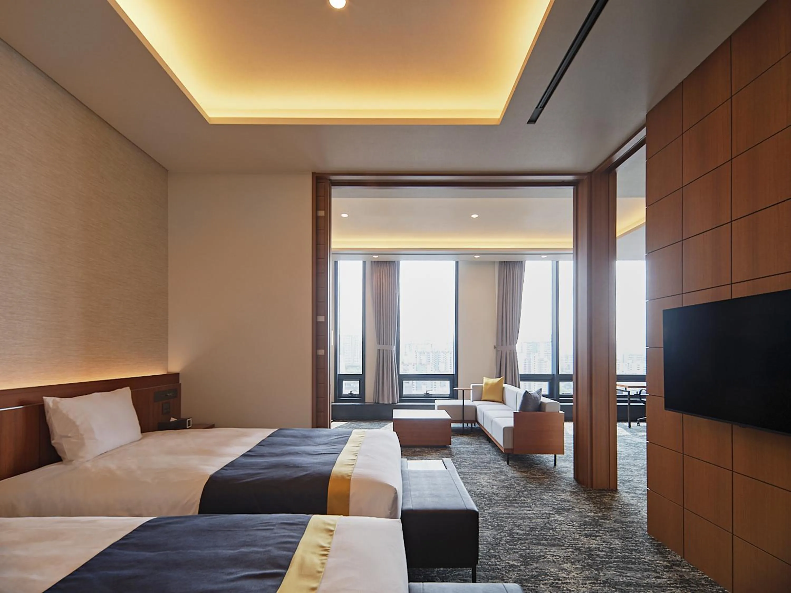 View (from property/room), Bed in Roynet Hotel Seoul Mapo