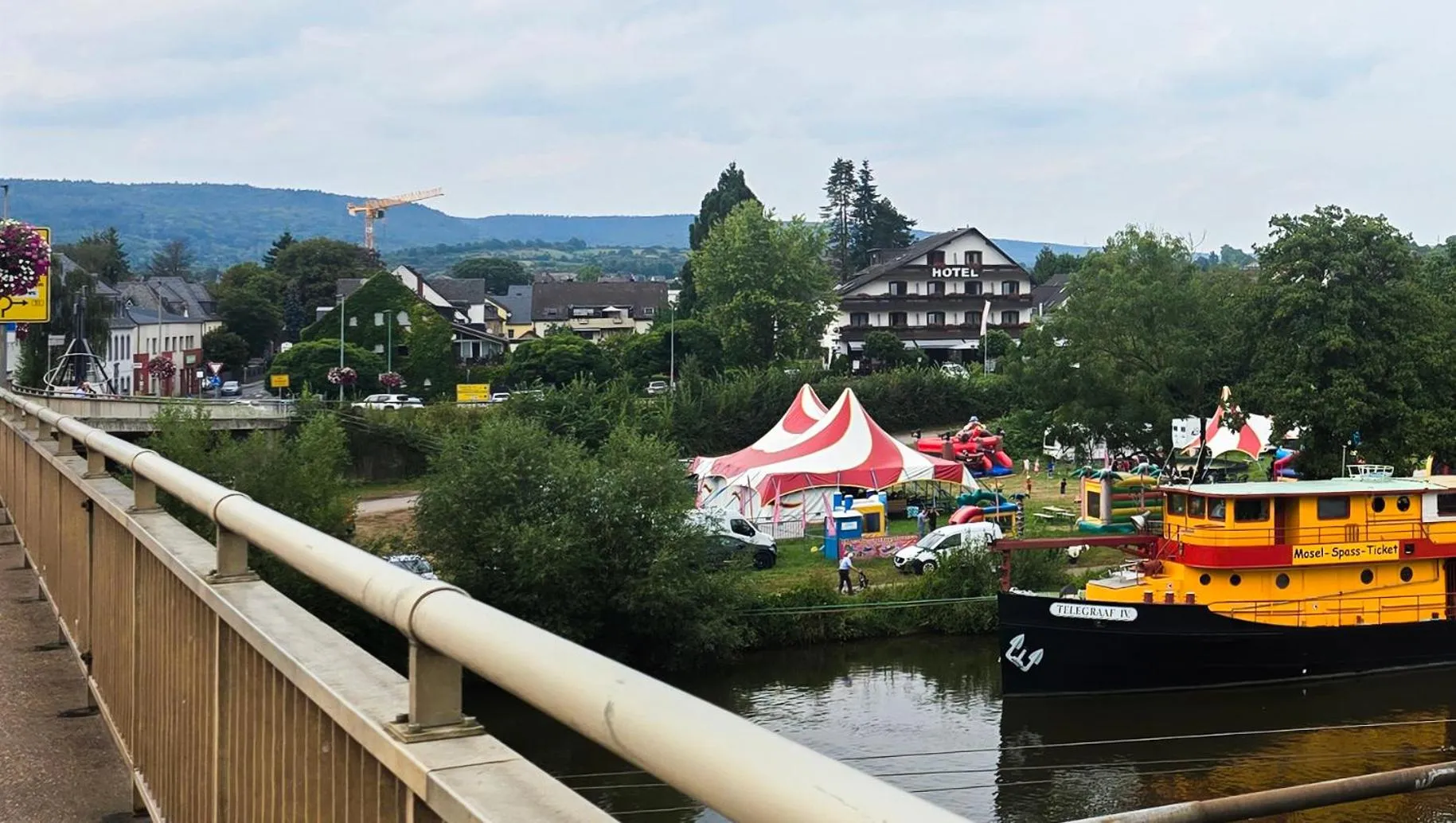 View (from property/room) in Hotel zur Moselbrücke