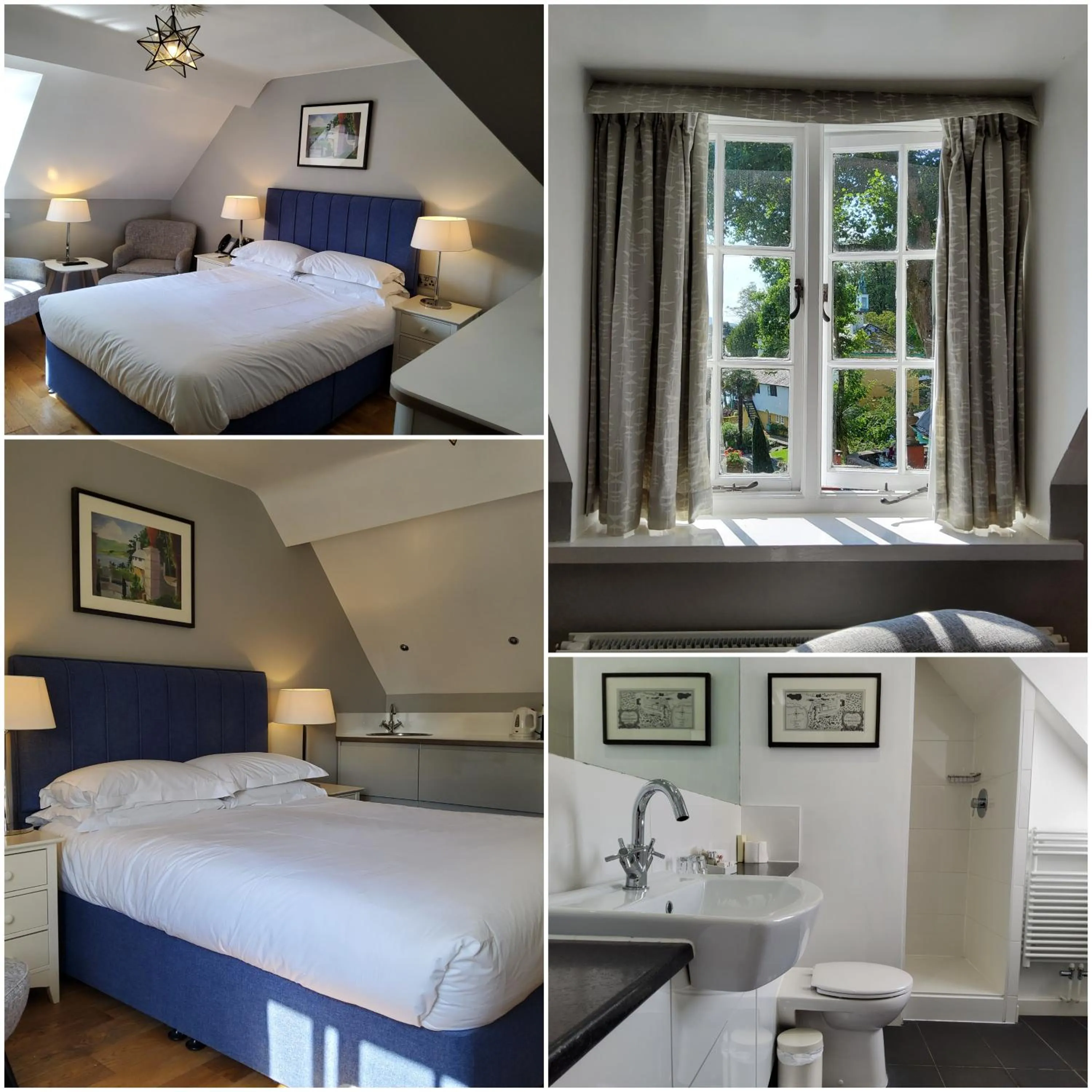 Photo of the whole room, Bed in Portmeirion Village & Castell Deudraeth