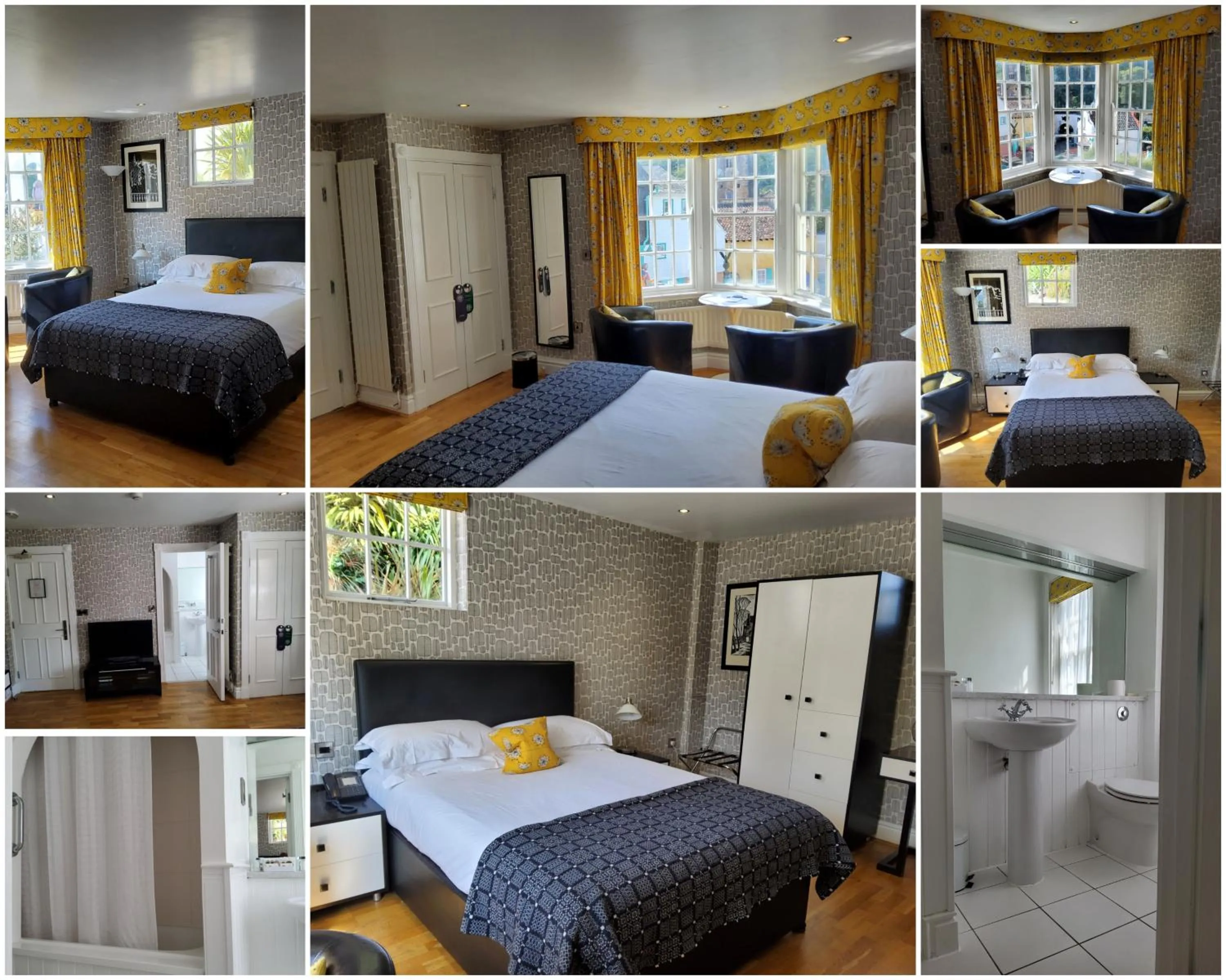 Photo of the whole room, Bed in Portmeirion Village & Castell Deudraeth