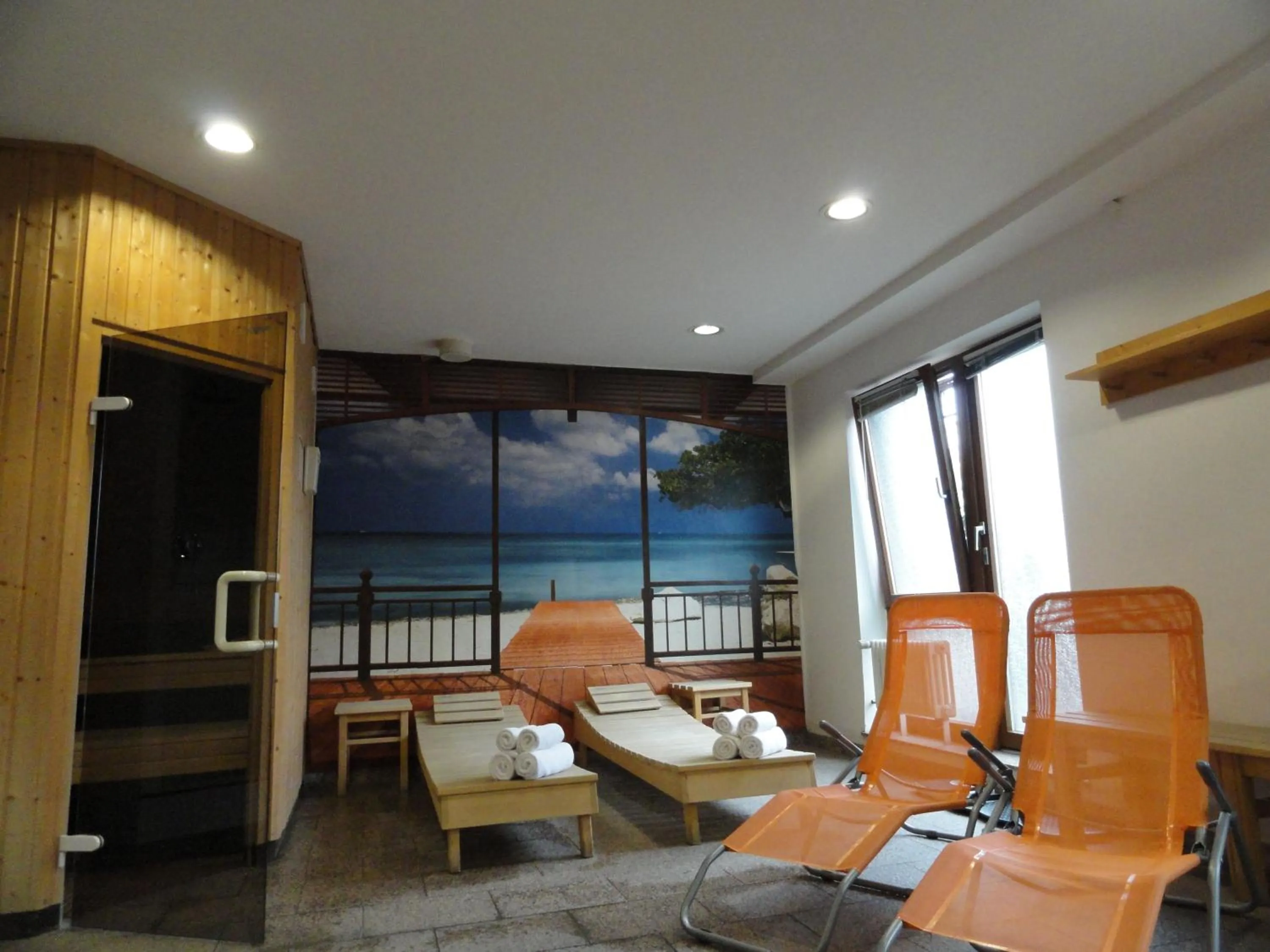 Sauna in Solitaire Hotel