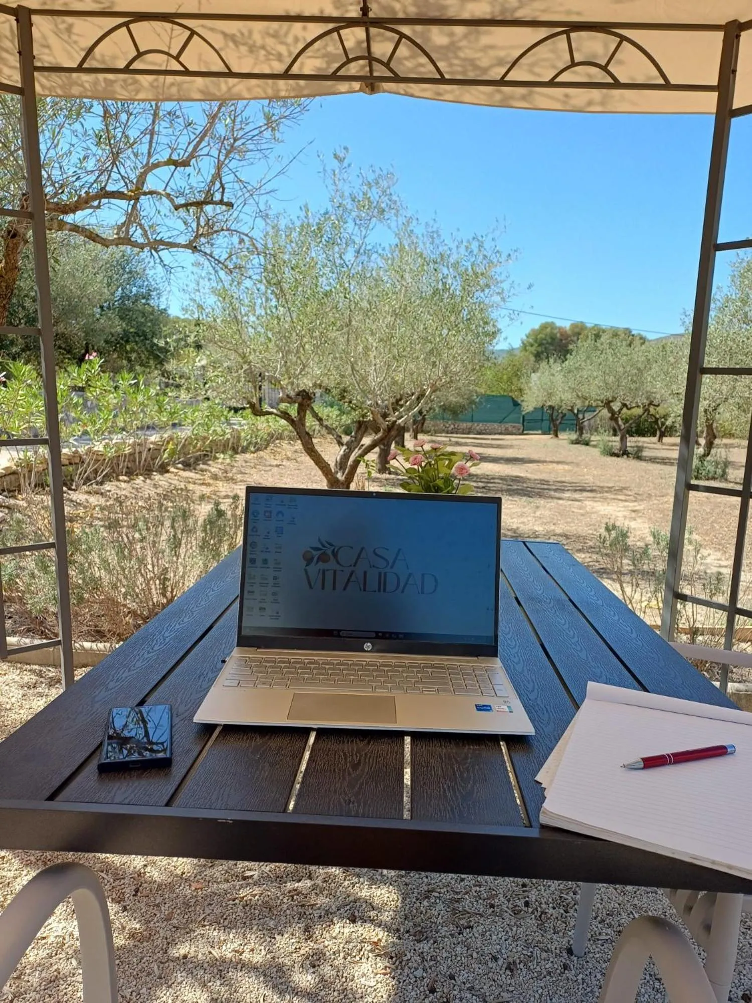 Seating area in B&B Casa Vitalidad