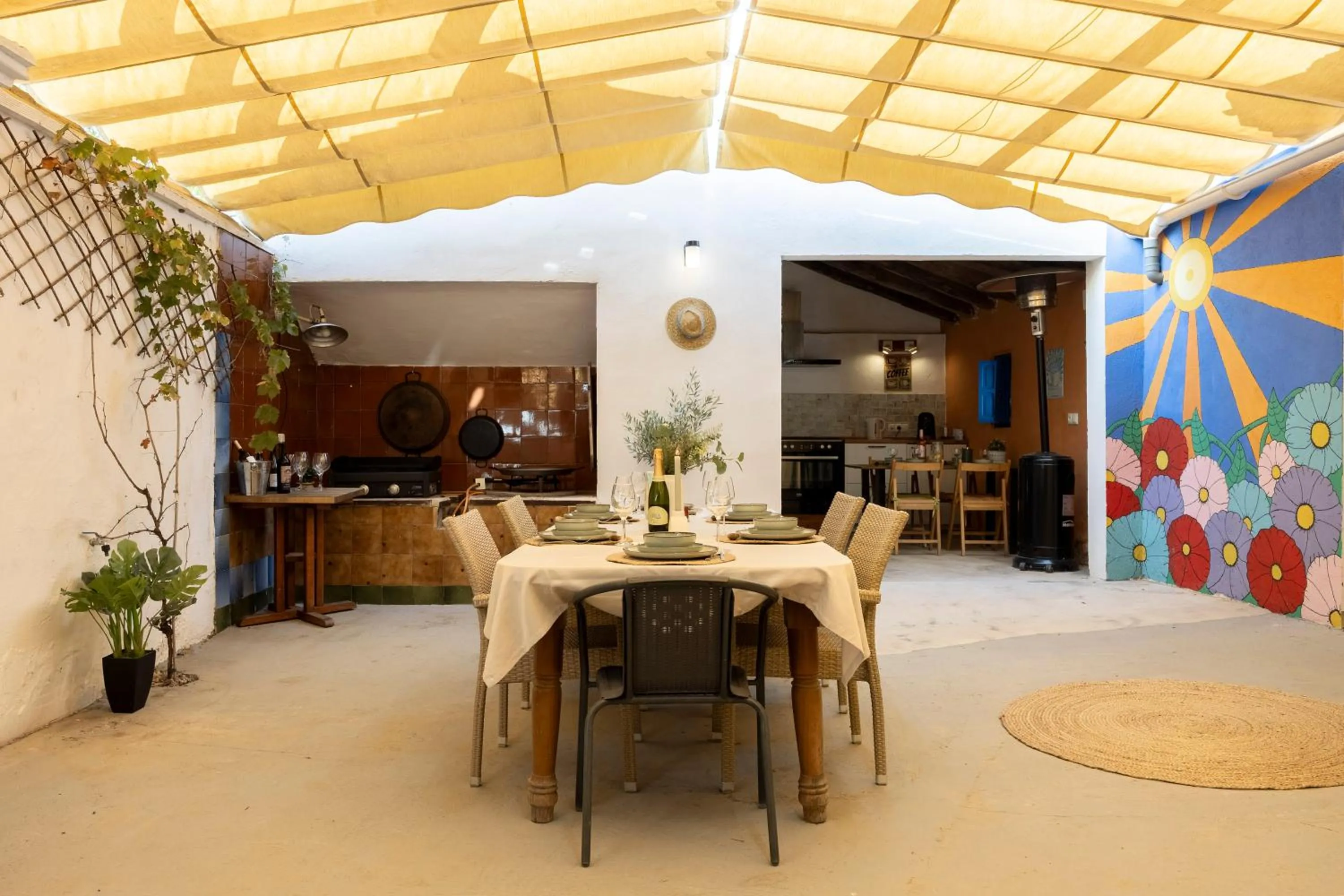 Patio in B&B Casa Vitalidad