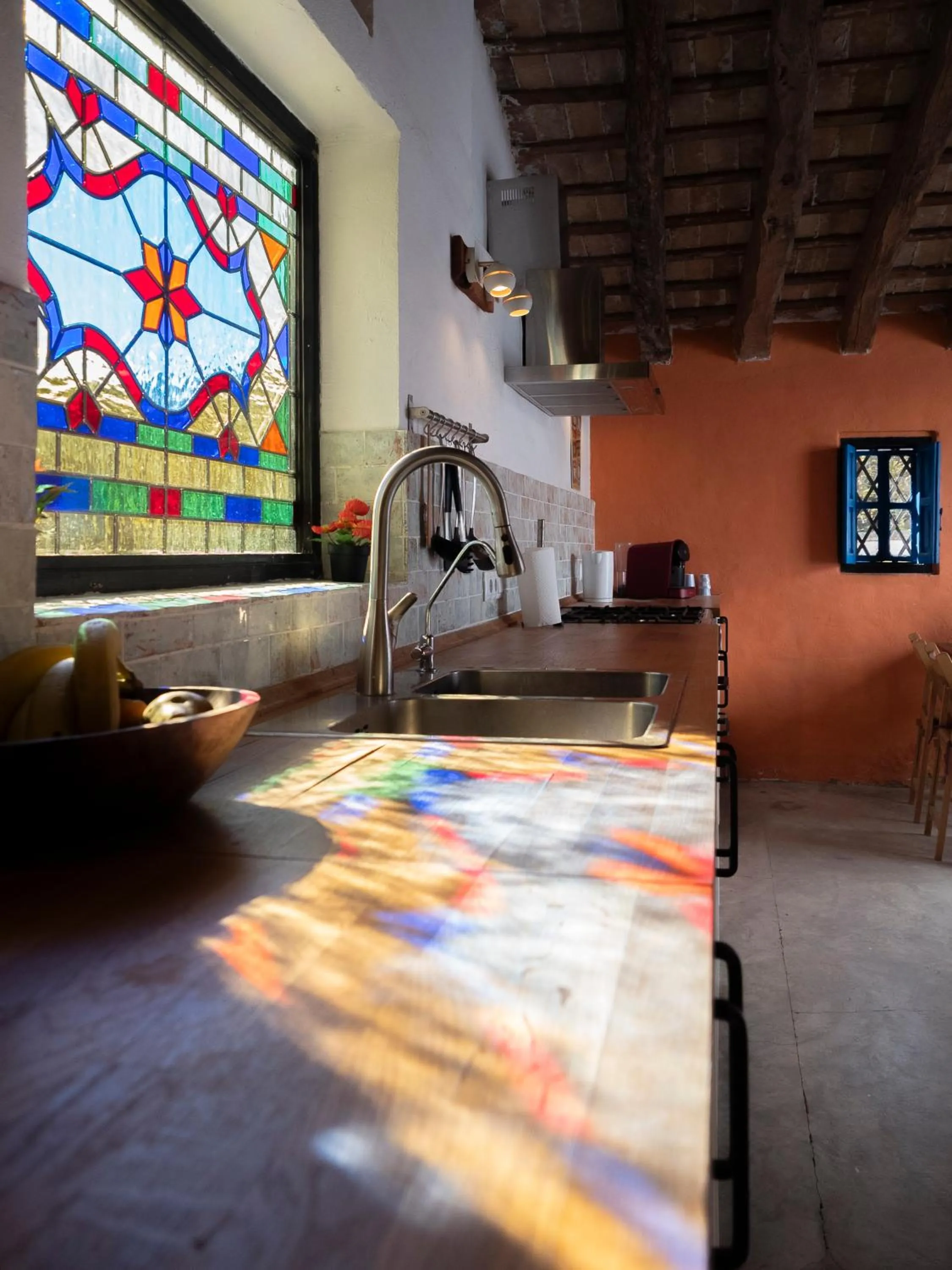 Kitchen or kitchenette in B&B Casa Vitalidad