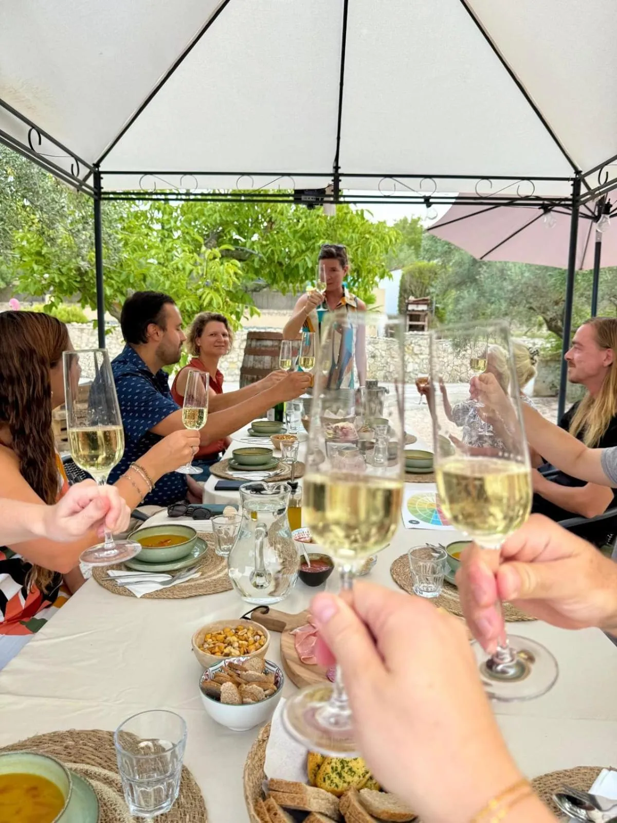 Seating area in B&B Casa Vitalidad