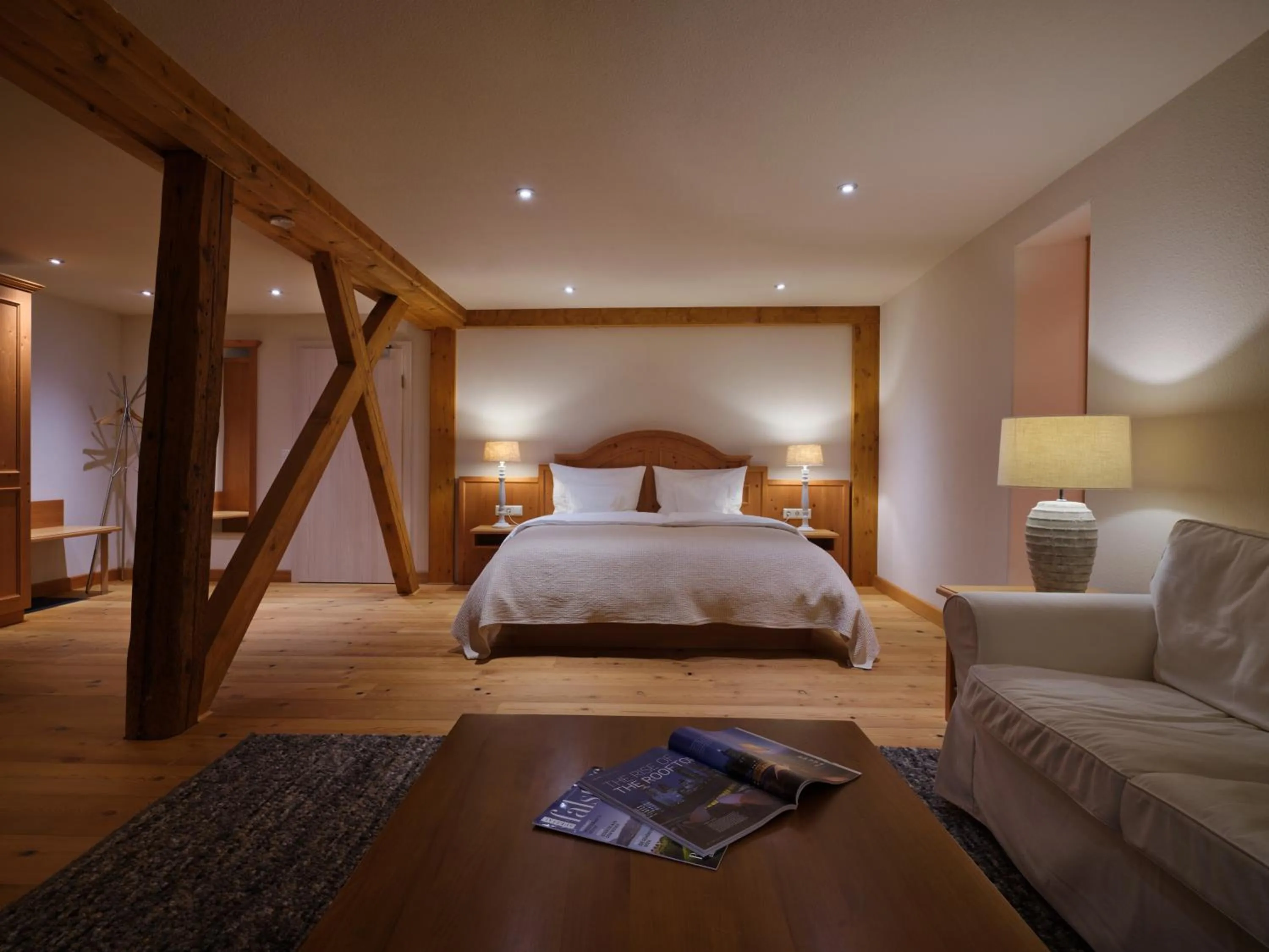 Photo of the whole room, Bed in Boutique Hotel Mühle Schluchsee