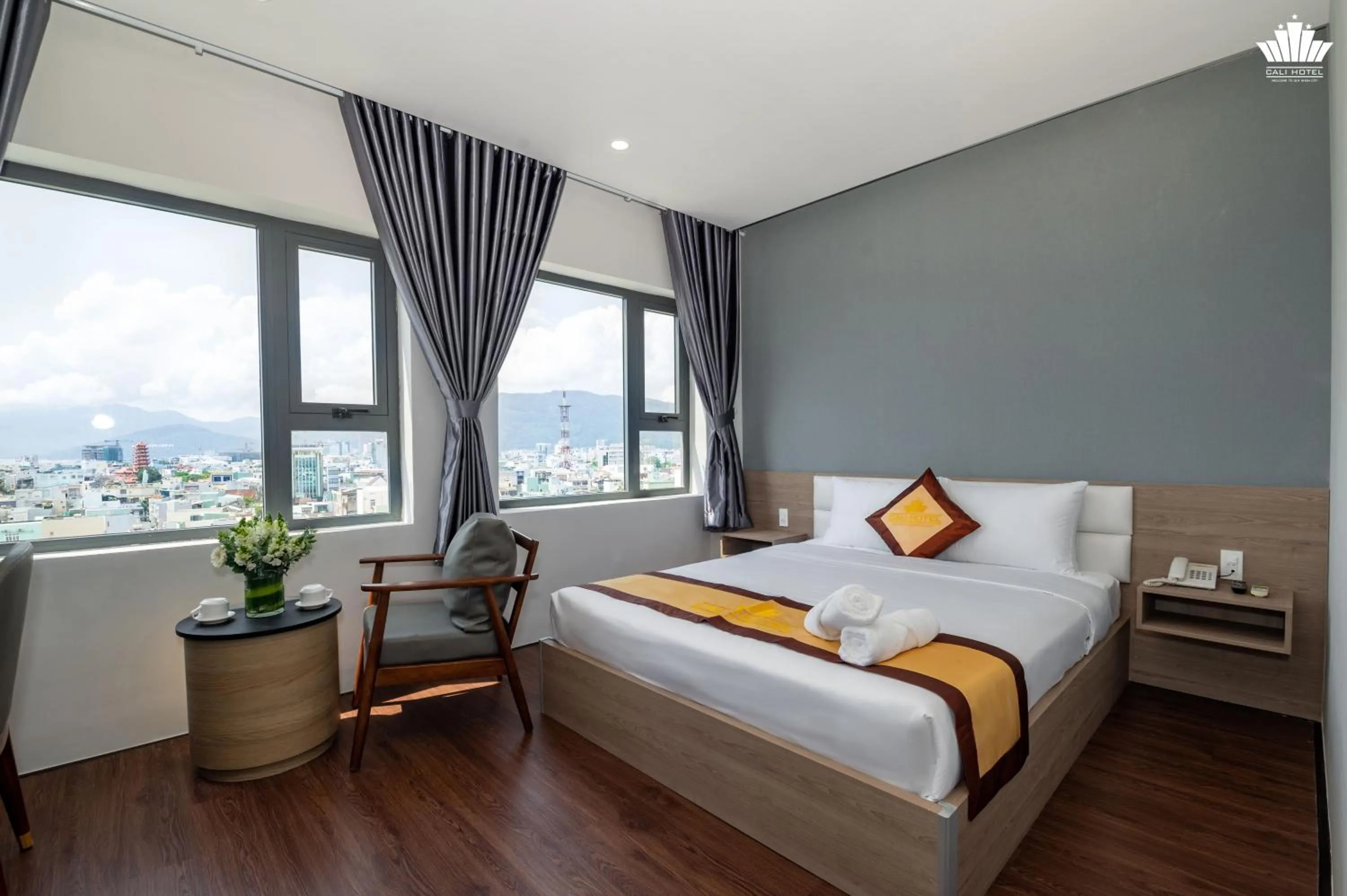 Photo of the whole room, Bed in Cali Hotel Quy Nhơn