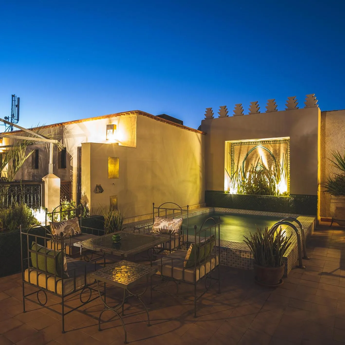 Balcony/Terrace in Riad le Clos des Arts