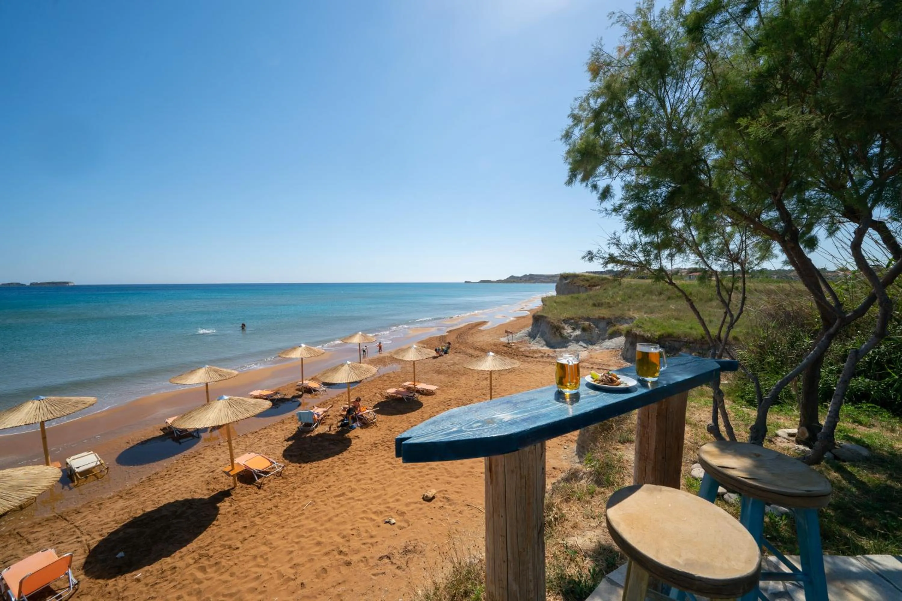 Beach in Chloe Apartments