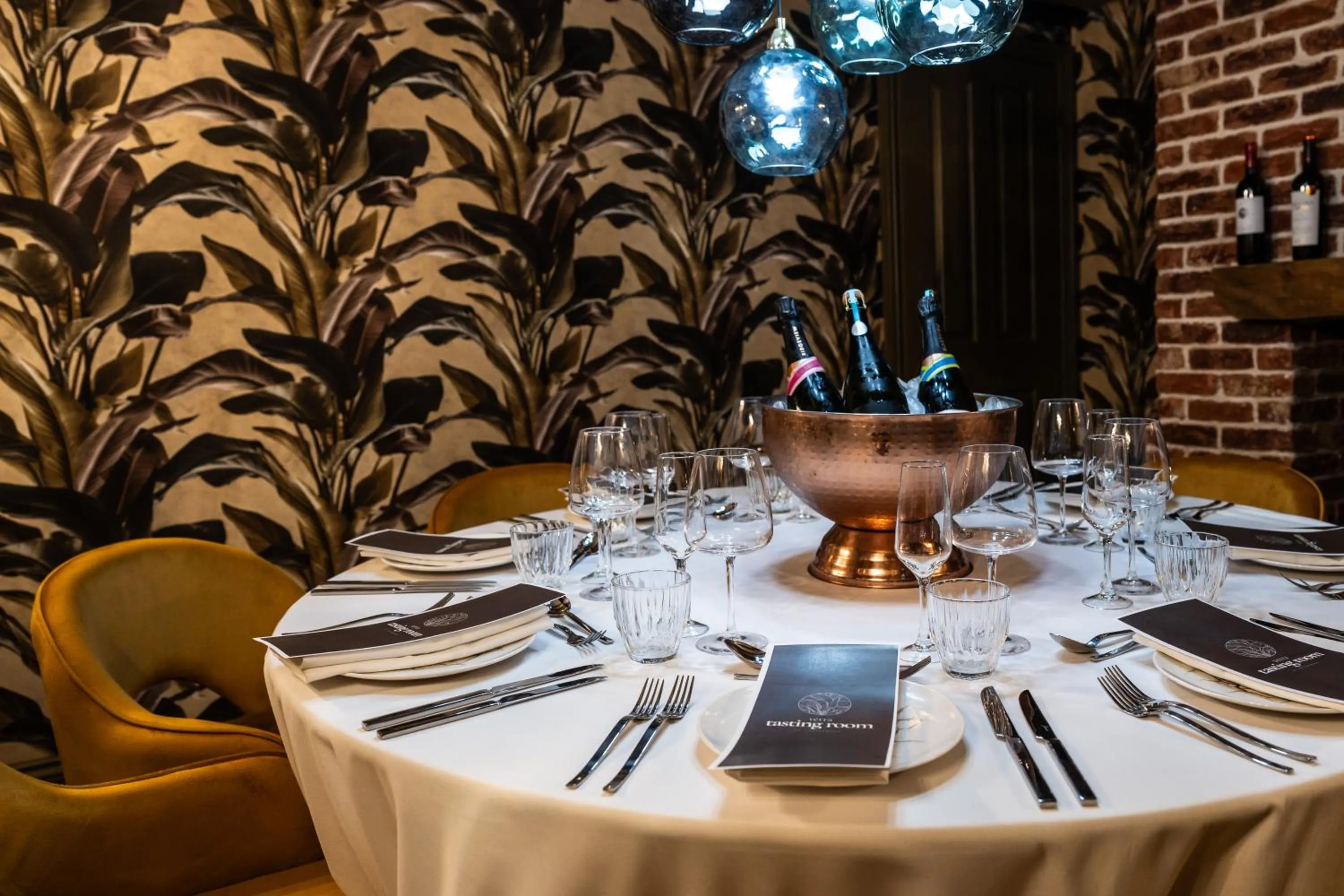 Dining area in Tottington Manor Hotel
