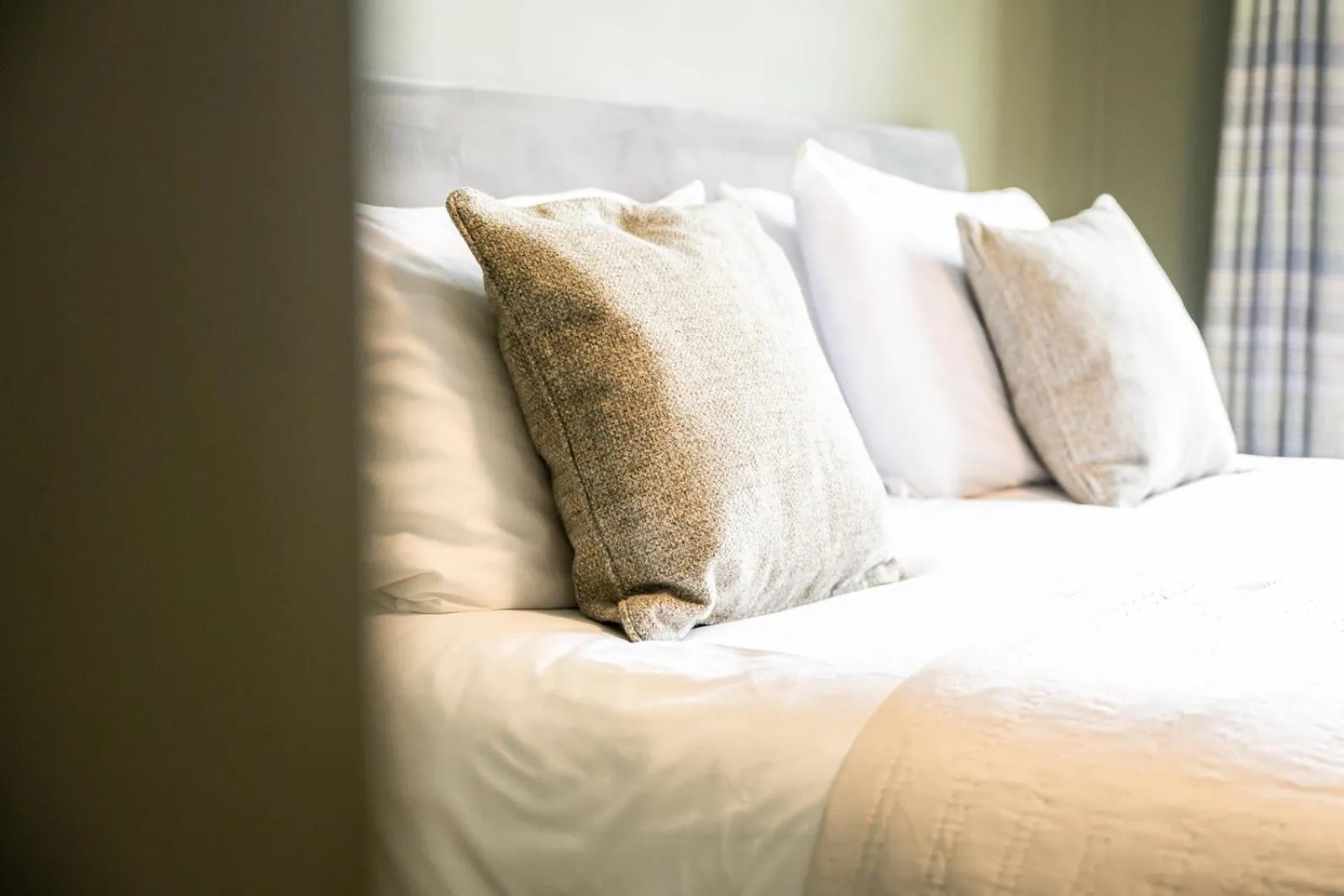 Bed in Tottington Manor Hotel