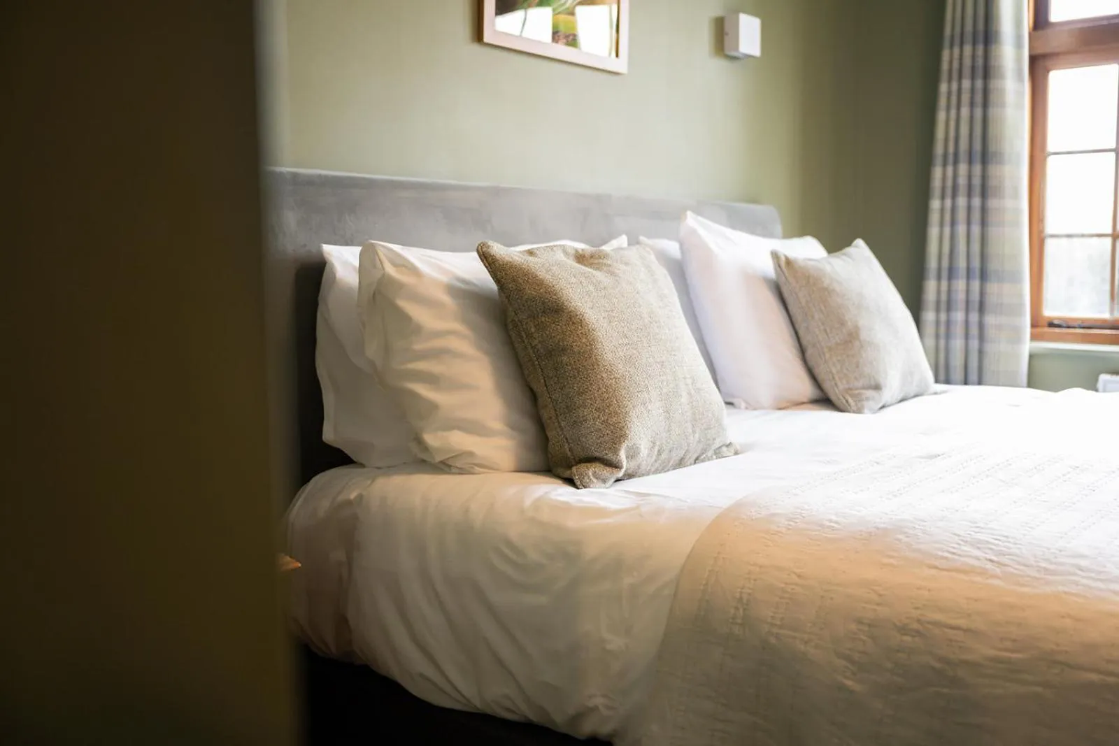 Bed in Tottington Manor Hotel