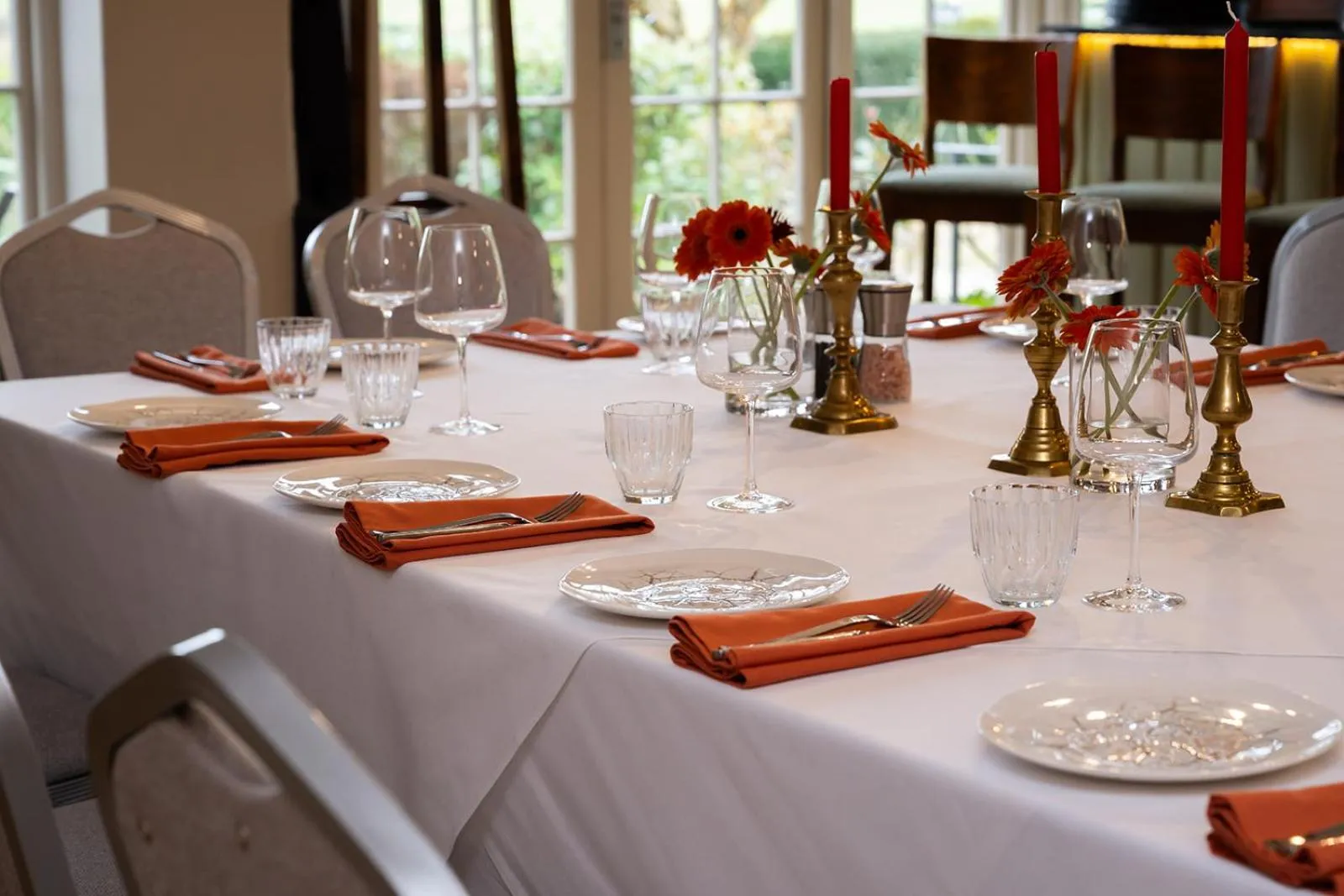 Dining area in Tottington Manor Hotel