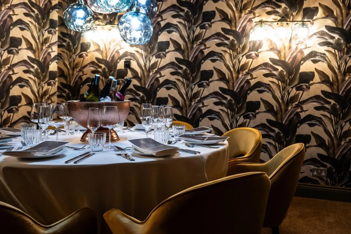 Dining area in Tottington Manor Hotel