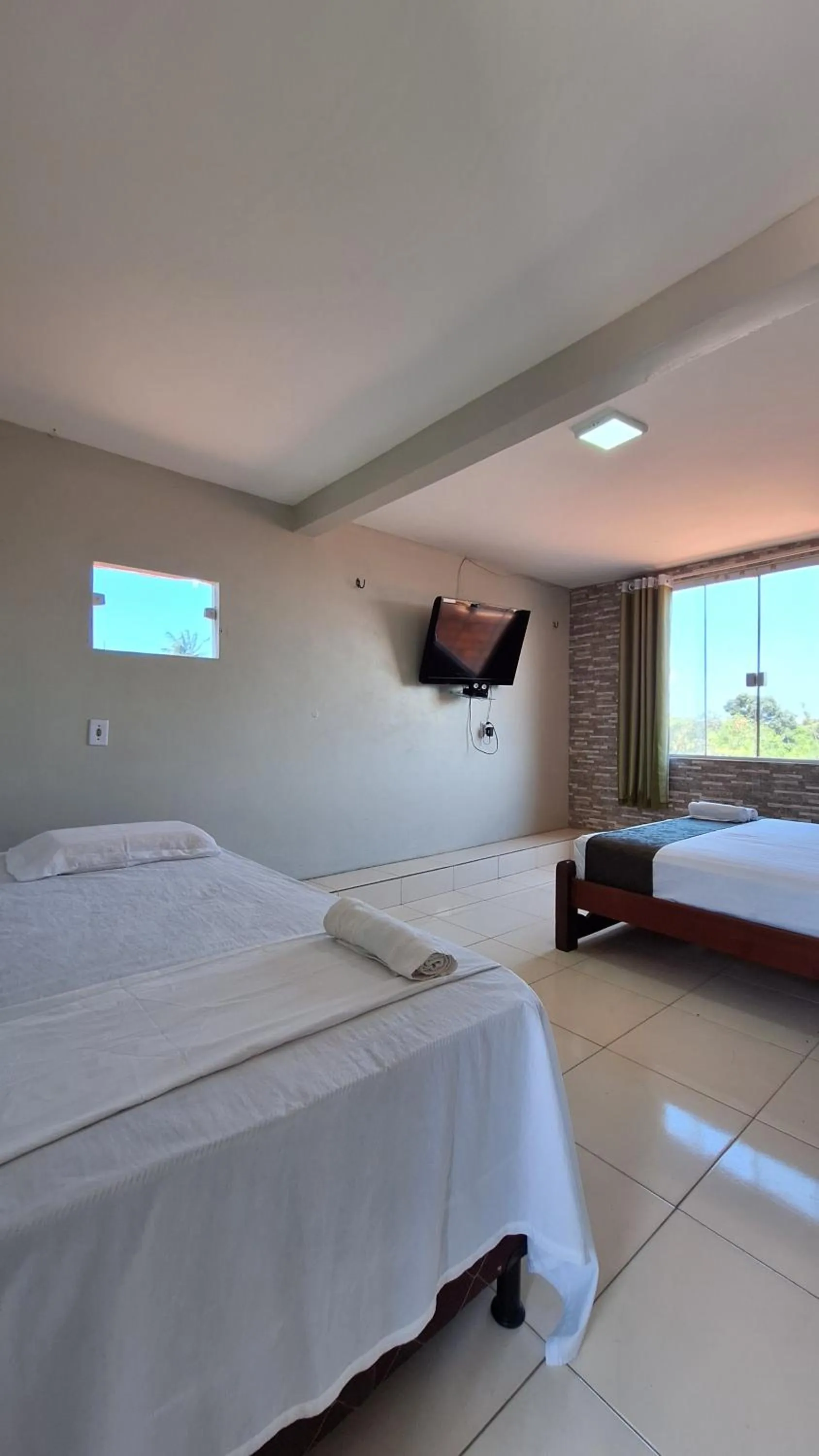 Bed in Canto da Duna Hotel