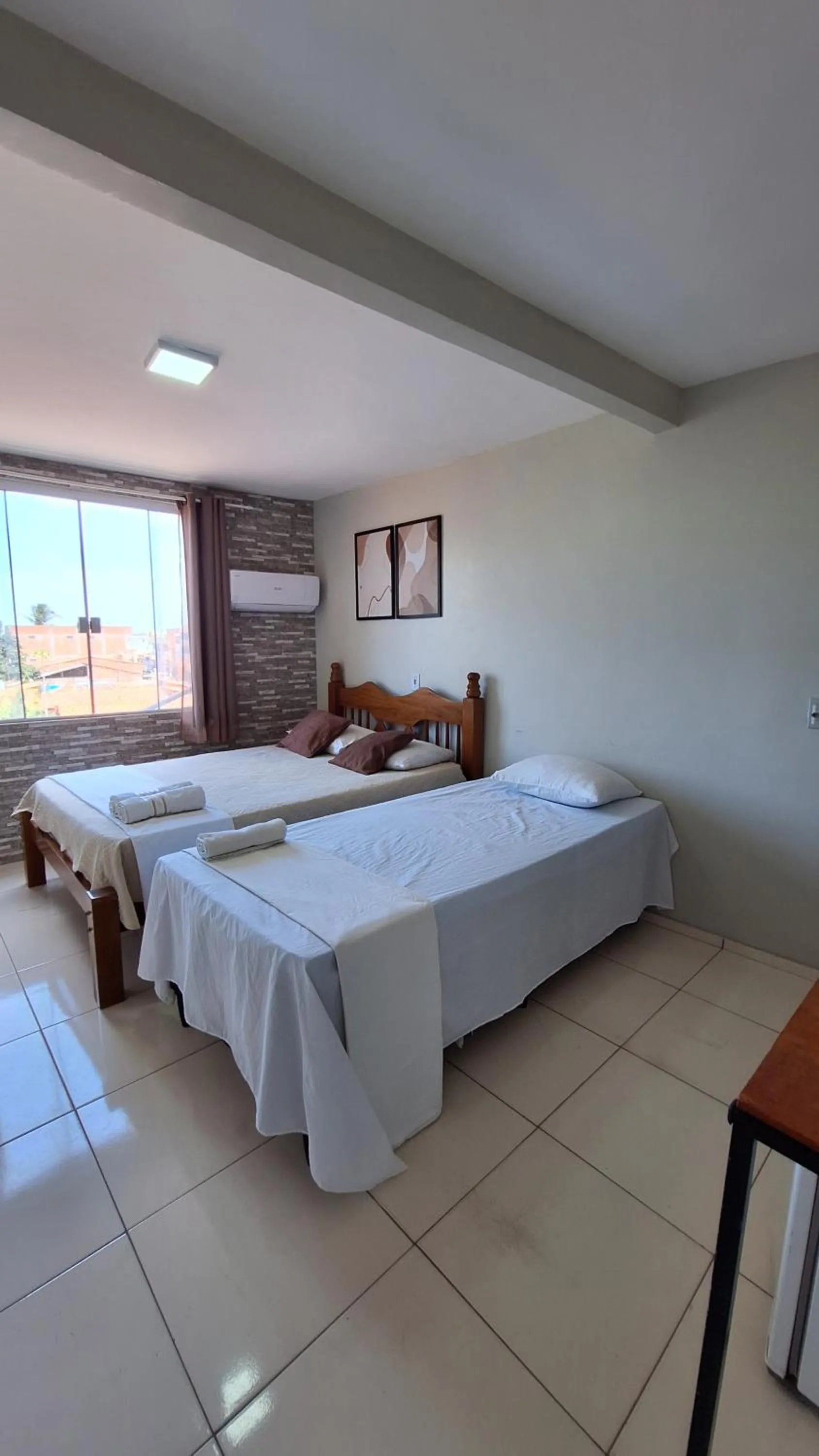 Bed in Canto da Duna Hotel