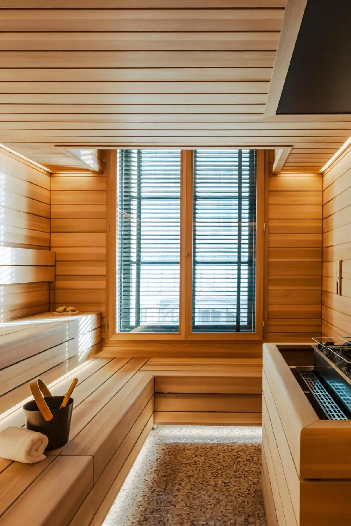 Sauna in Hôtel Madame Rêve