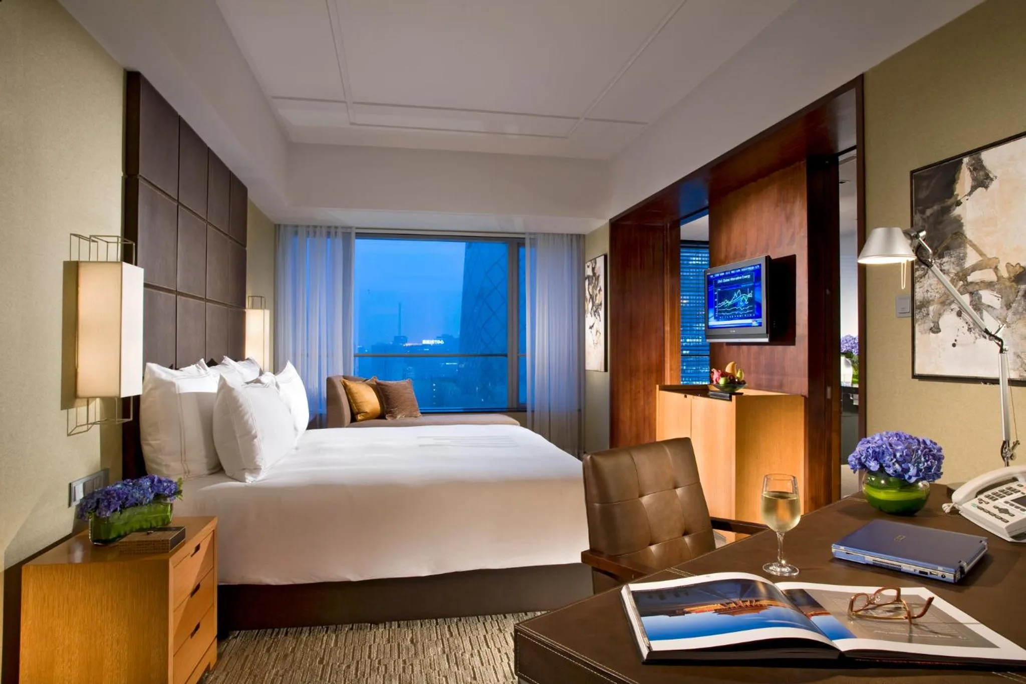 View (from property/room), Bed in Grand Millennium Beijing