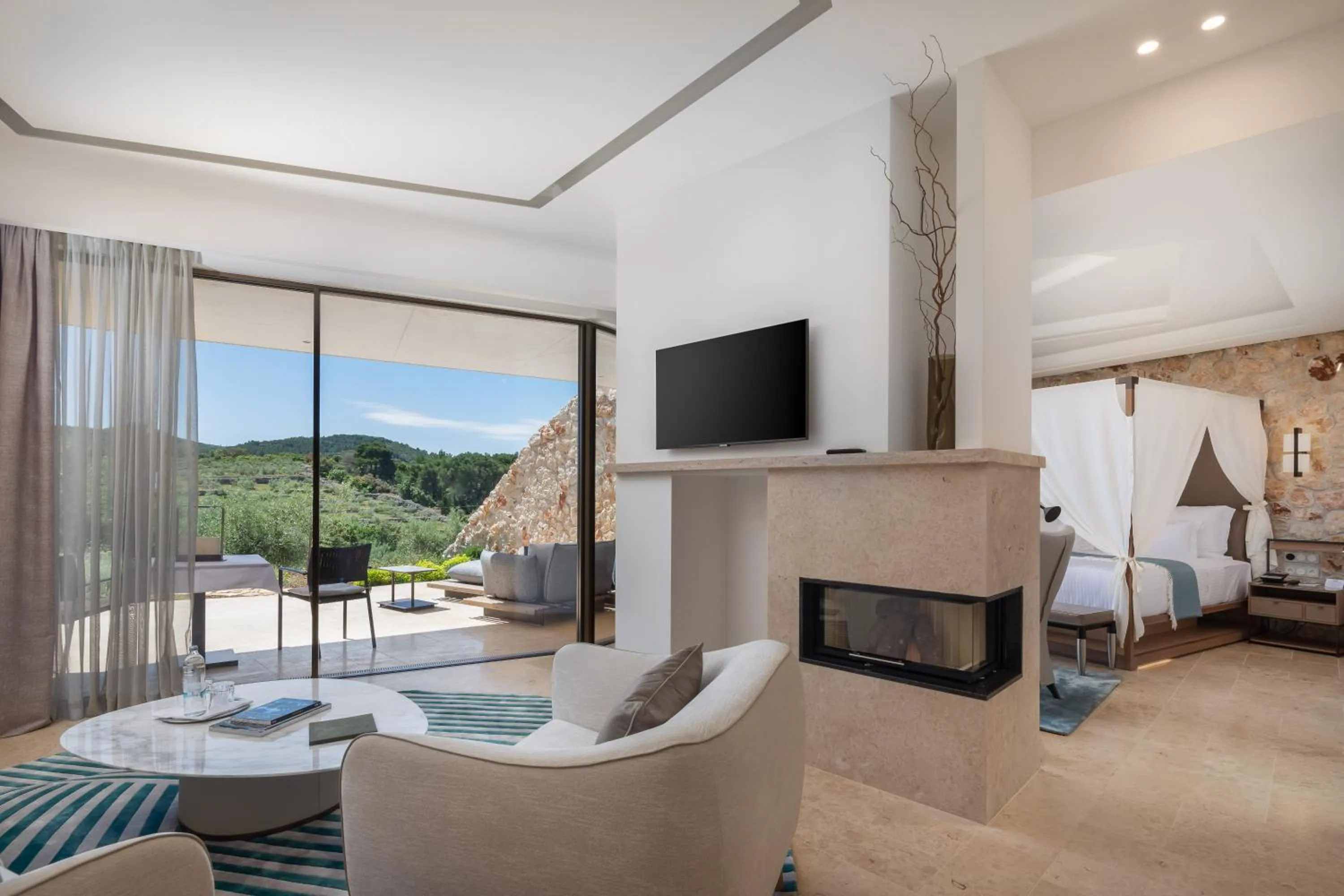 Living room in Villa Nai 3.3