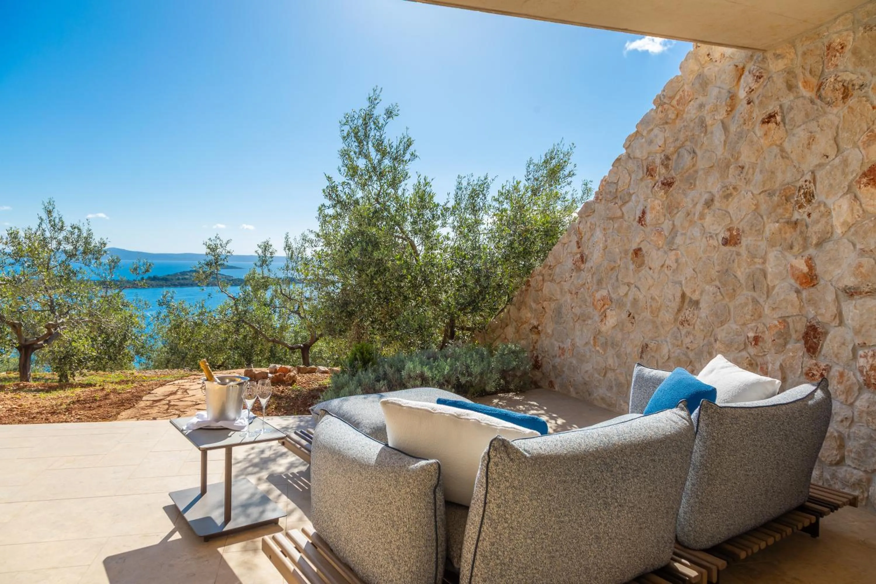 Balcony/Terrace in Villa Nai 3.3