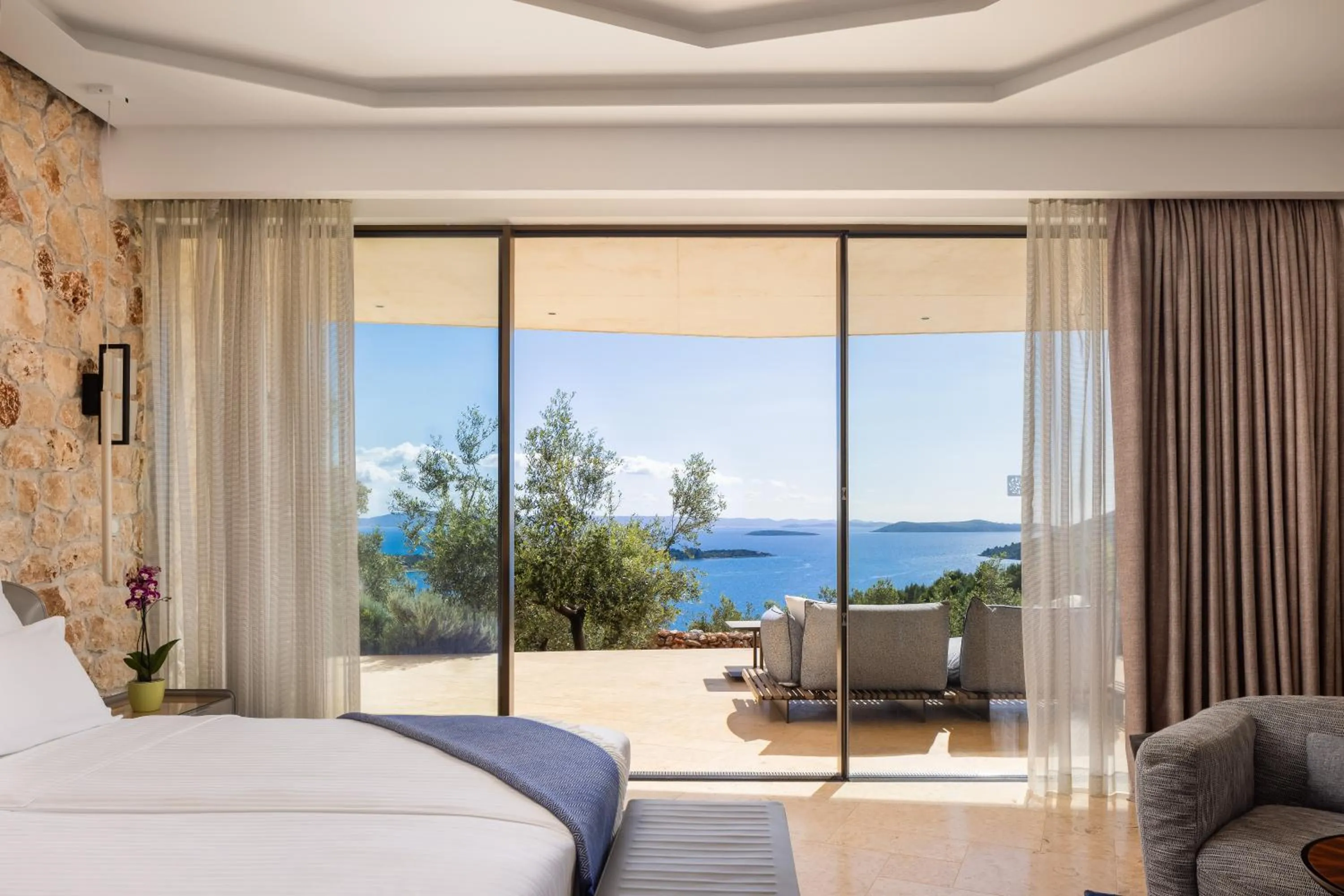 Bedroom, Bed in Villa Nai 3.3