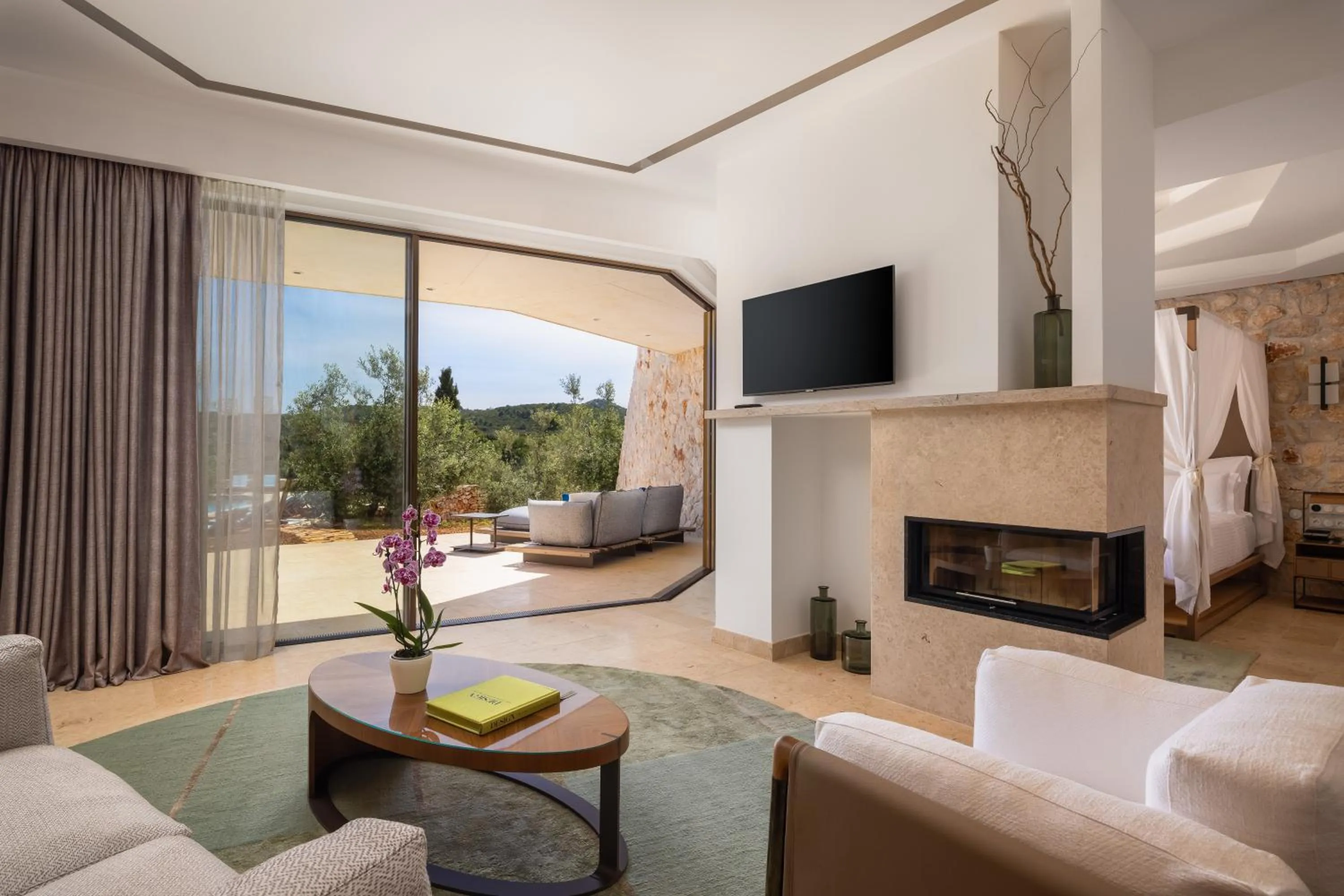 Living room in Villa Nai 3.3