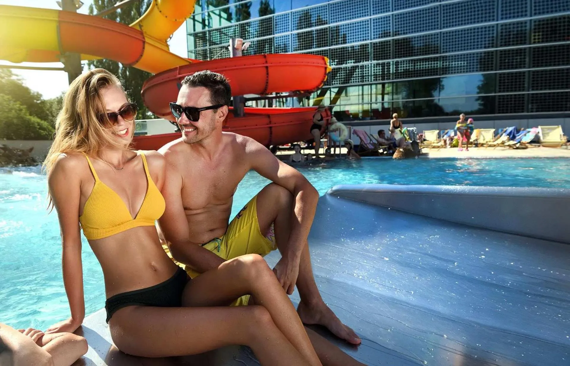 Aqua park in Hotel AquaCity Riverside