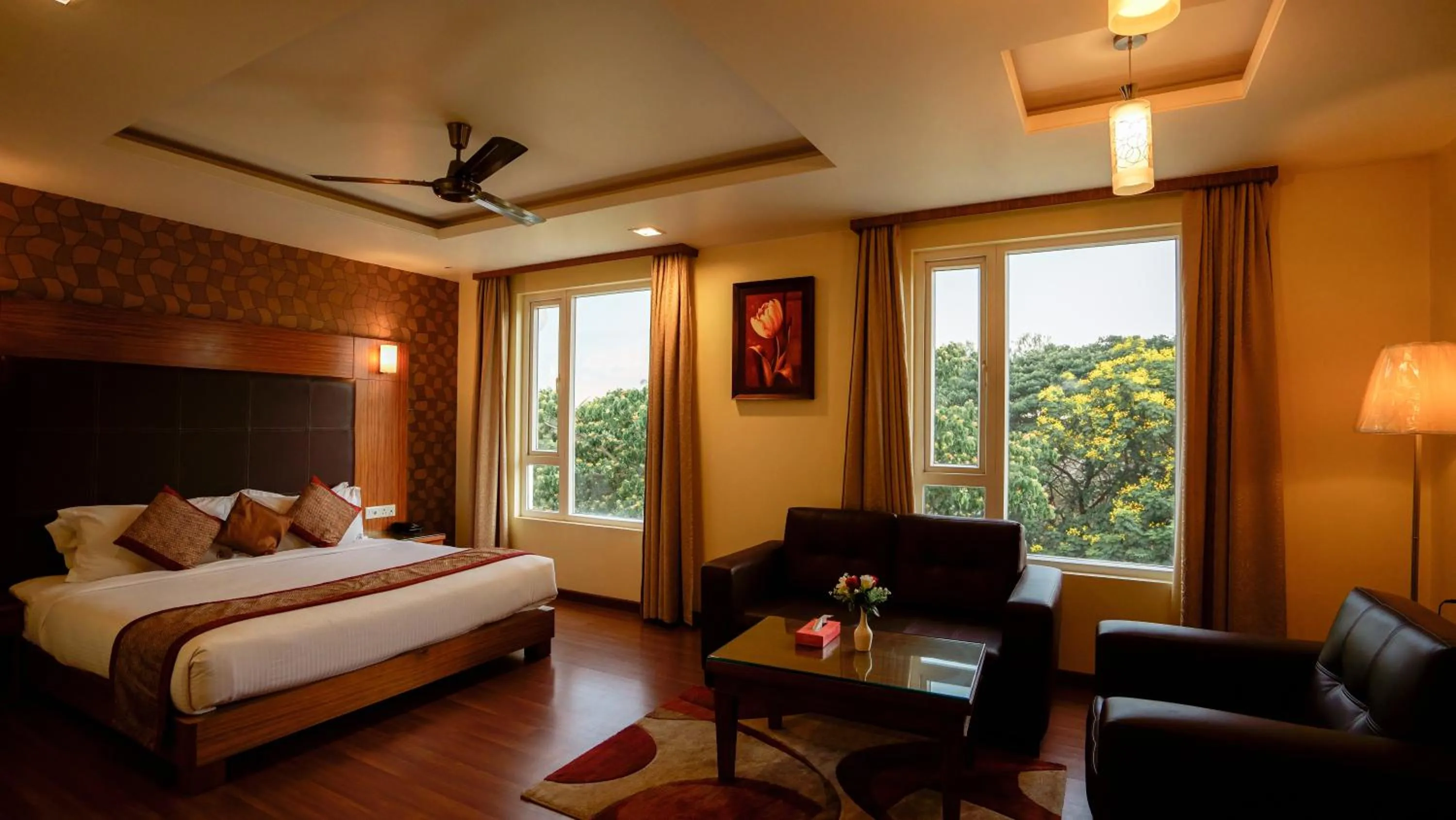 Bedroom, Bed in National Residency